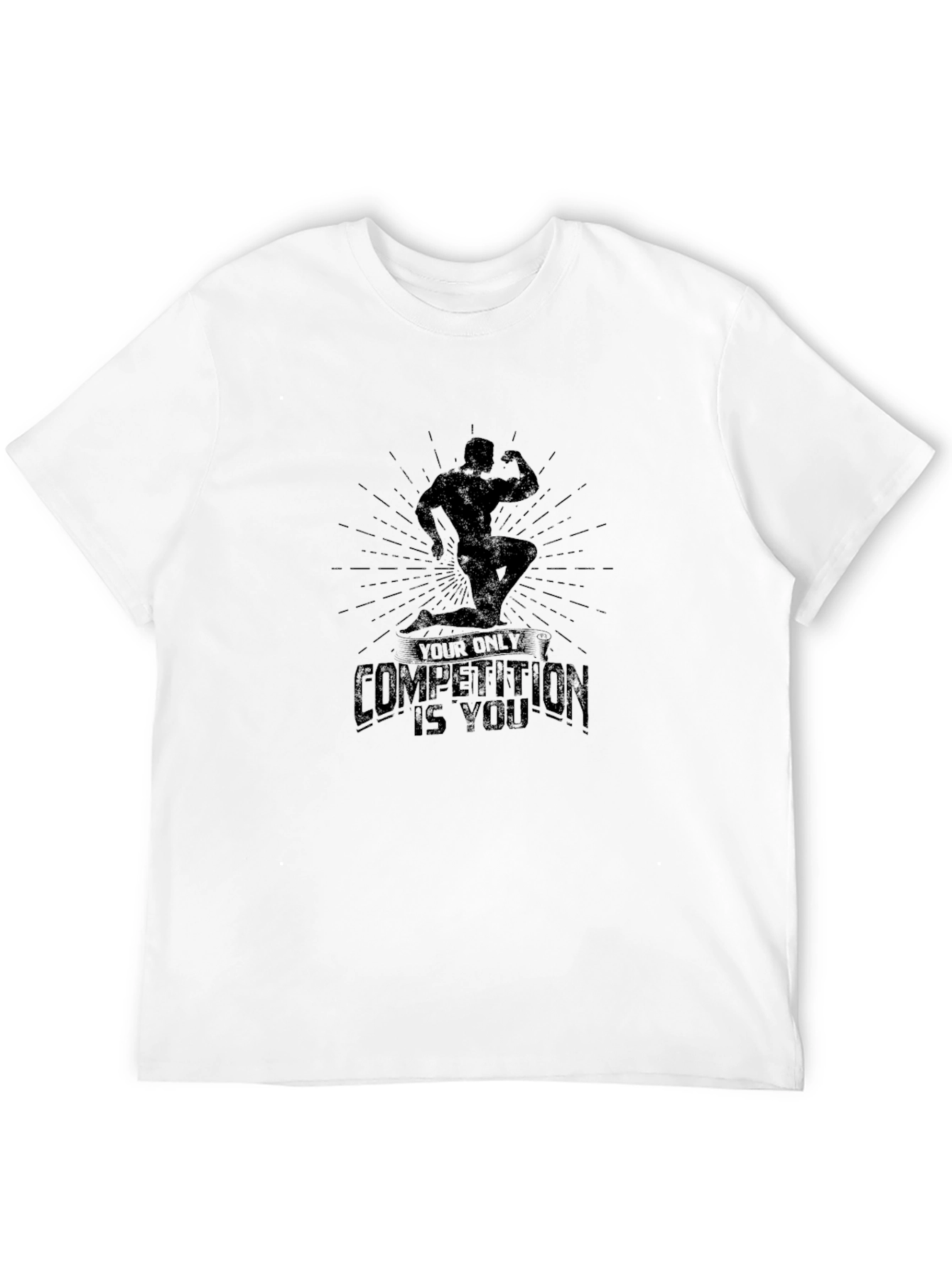 Motivational Bodybuilding T-Shirt - Your Only Competition Is You
