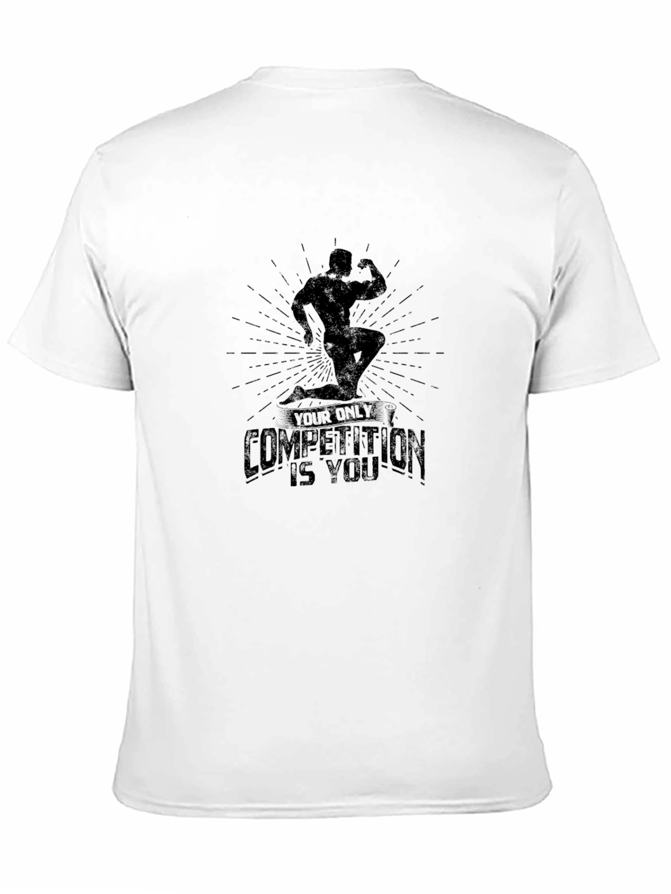 Motivational Bodybuilding T-Shirt - Your Only Competition Is You