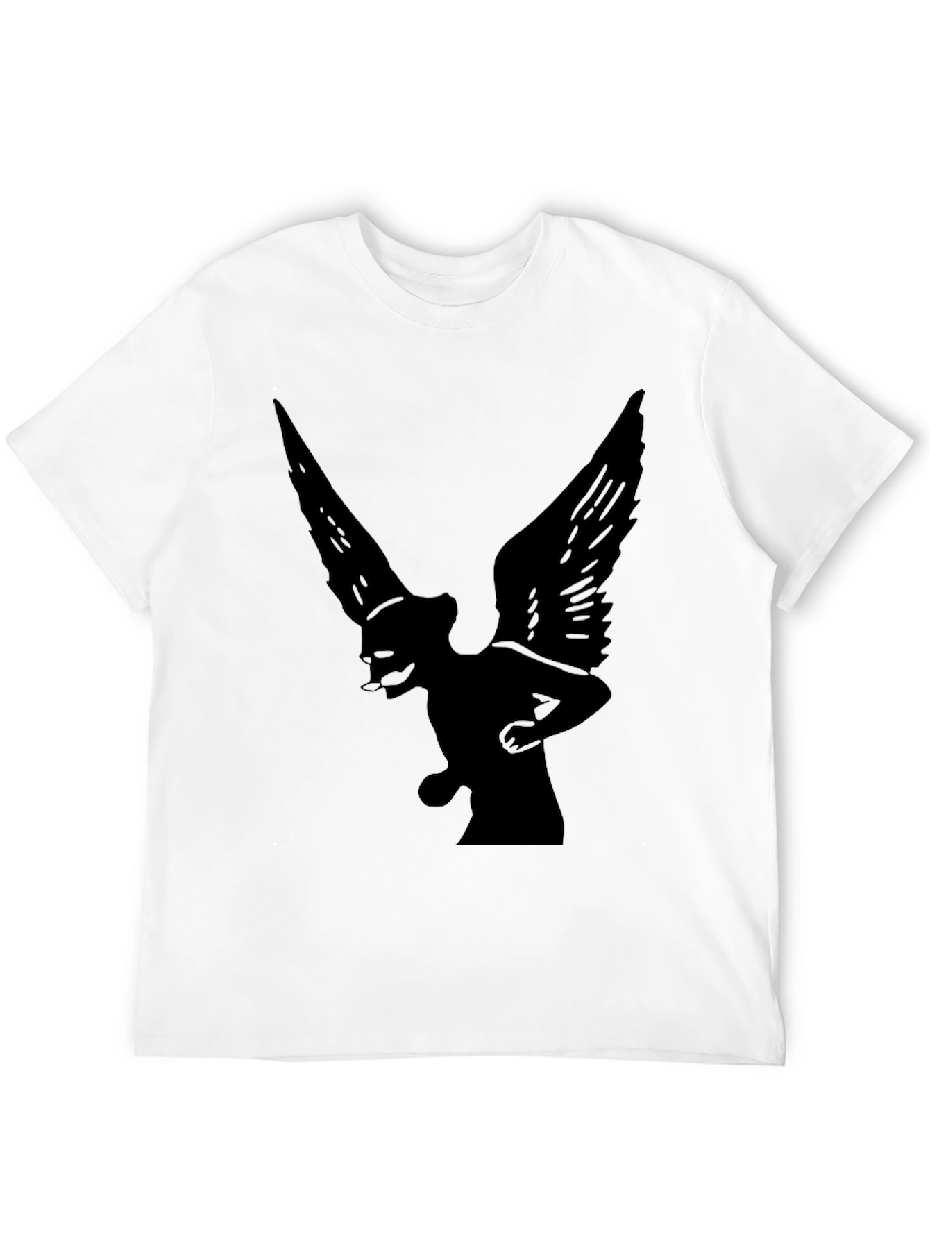 Angel Winged T-Shirt - Black Graphic Tee