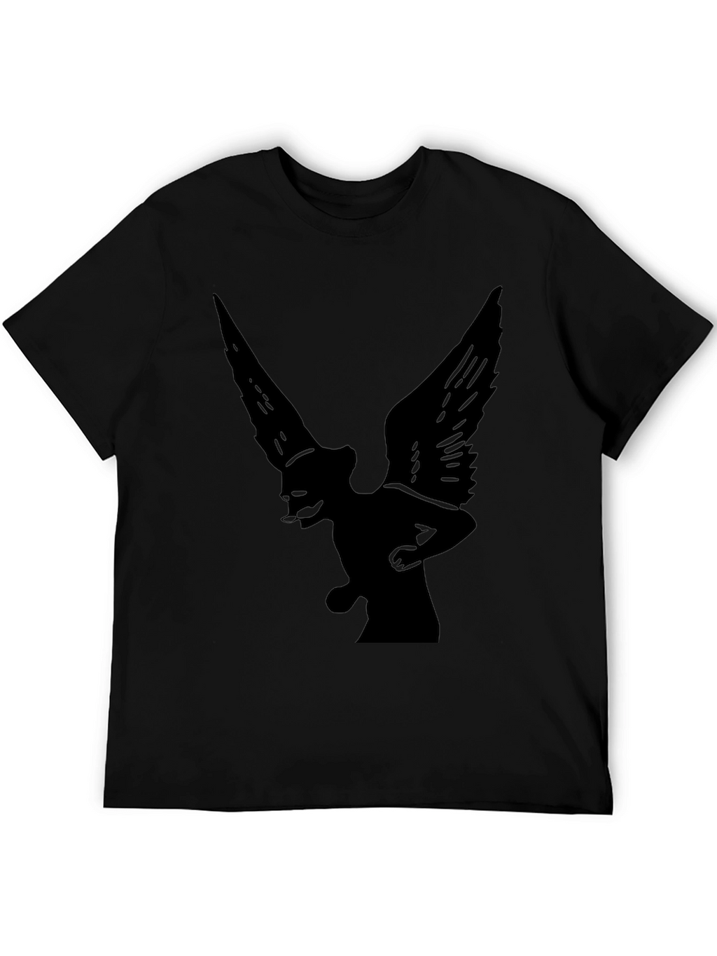Angel Winged T-Shirt - Black Graphic Tee