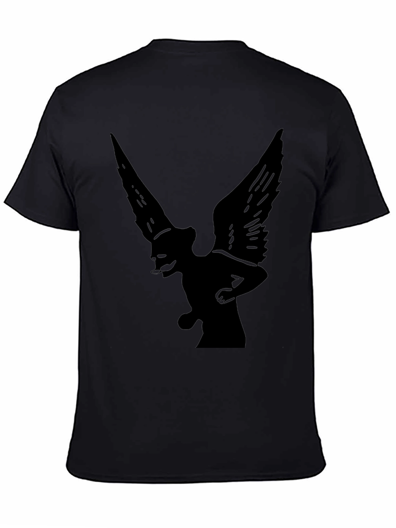 Angel Winged T-Shirt - Black Graphic Tee