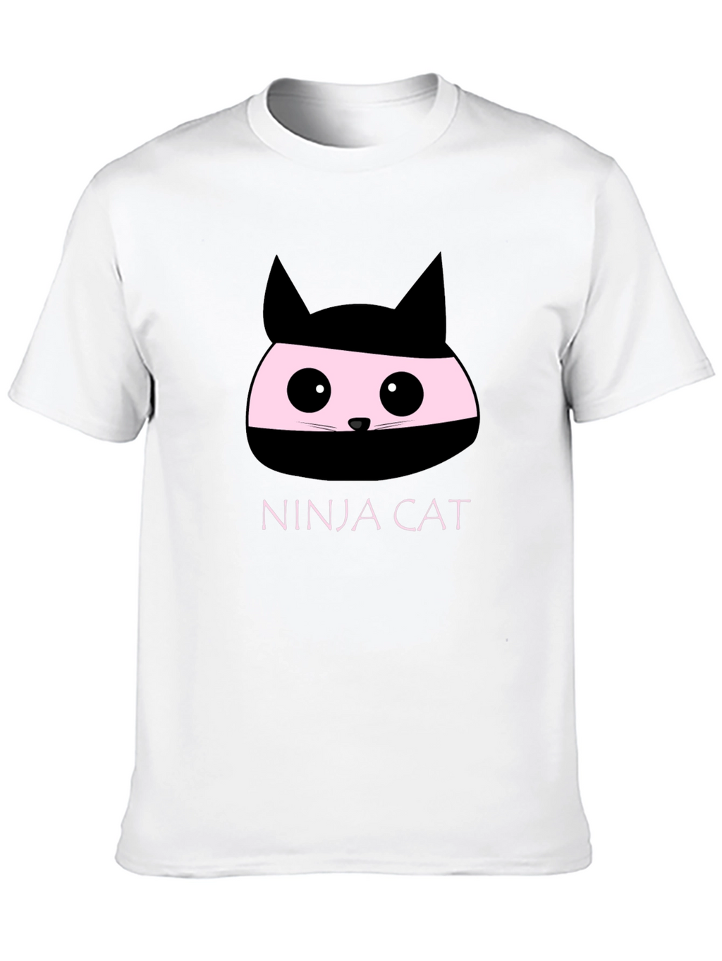 Ninja Cat Graphic T-Shirt - Funny Kitten Tee