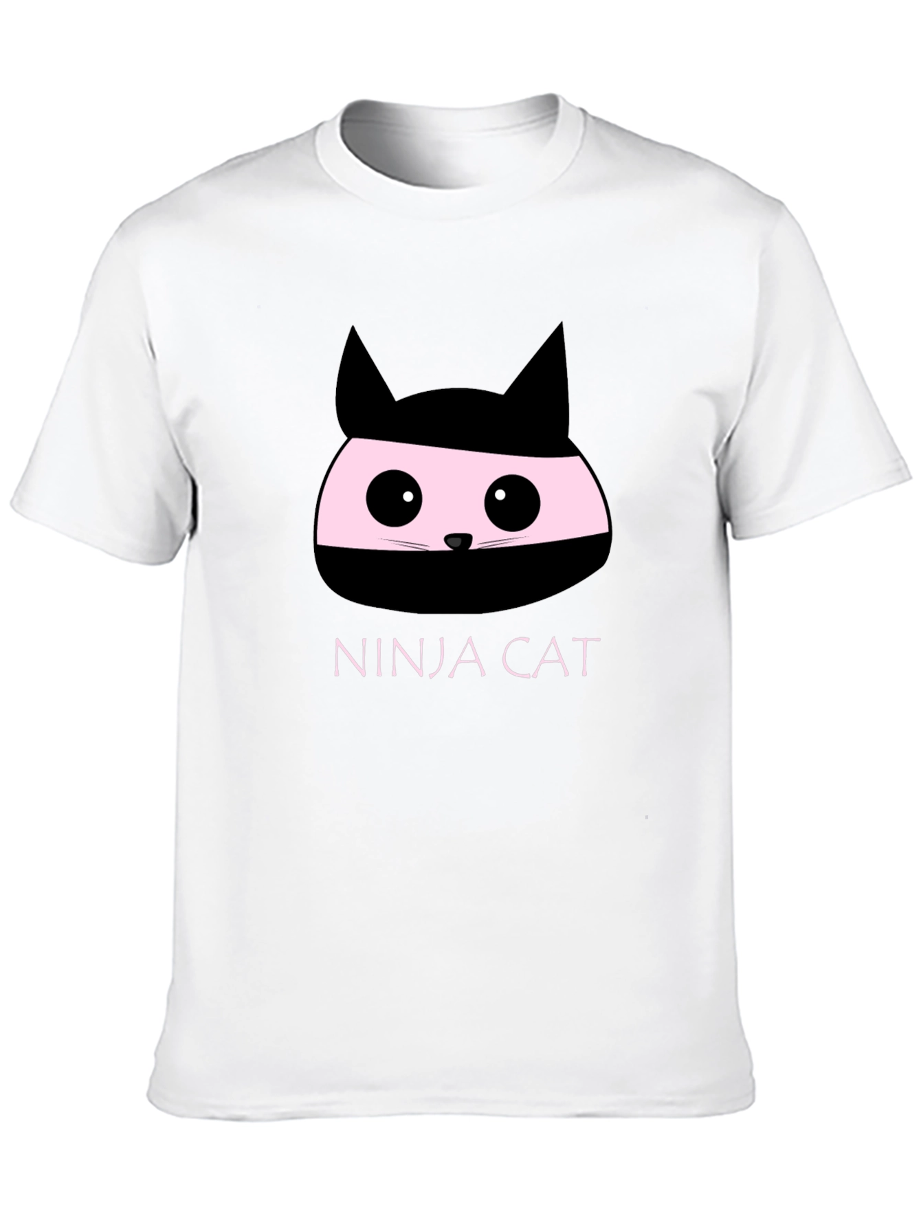 Ninja Cat Graphic T-Shirt - Funny Kitten Tee