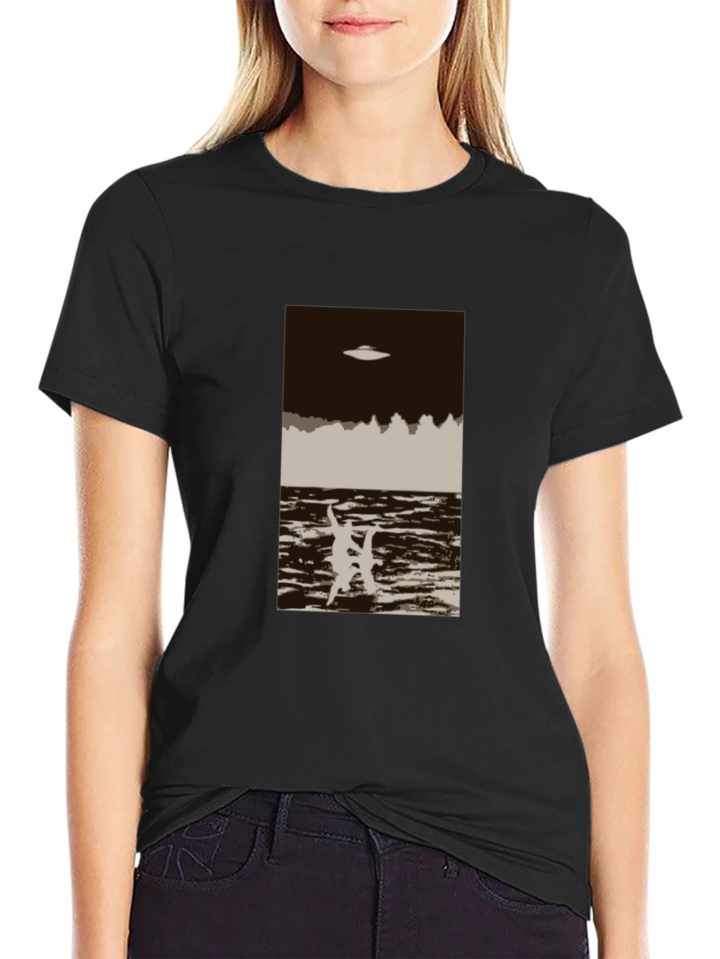 UFO Abduction T-Shirt: Retro Alien Graphic Tee