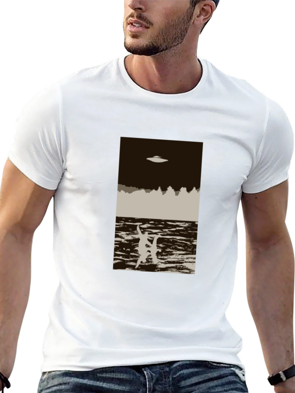 UFO Abduction T-Shirt: Retro Alien Graphic Tee