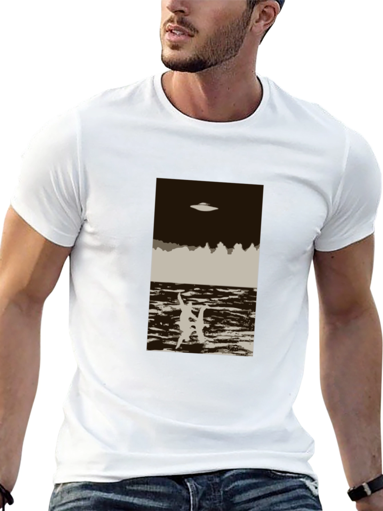UFO Abduction T-Shirt: Retro Alien Graphic Tee