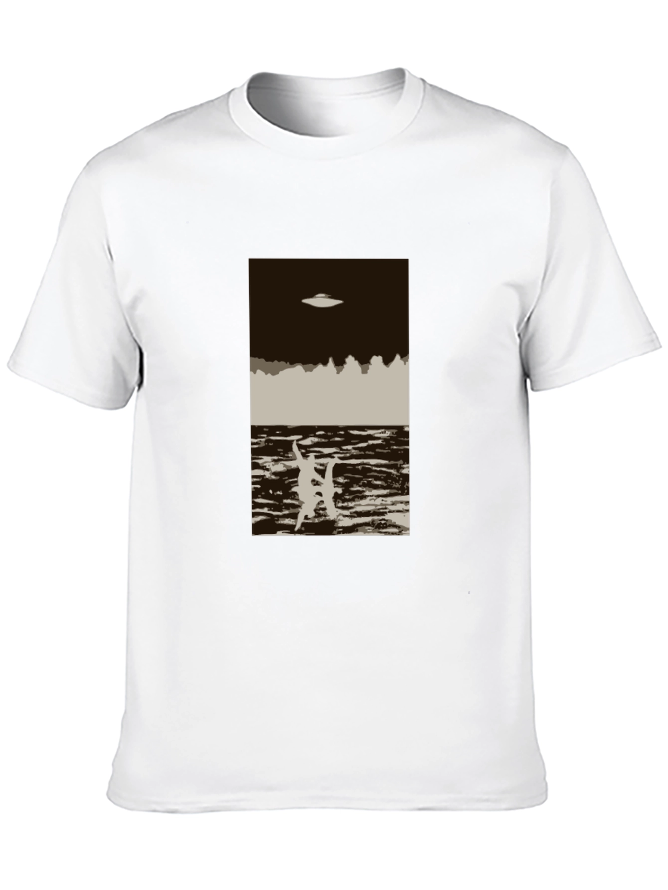 UFO Abduction T-Shirt: Retro Alien Graphic Tee