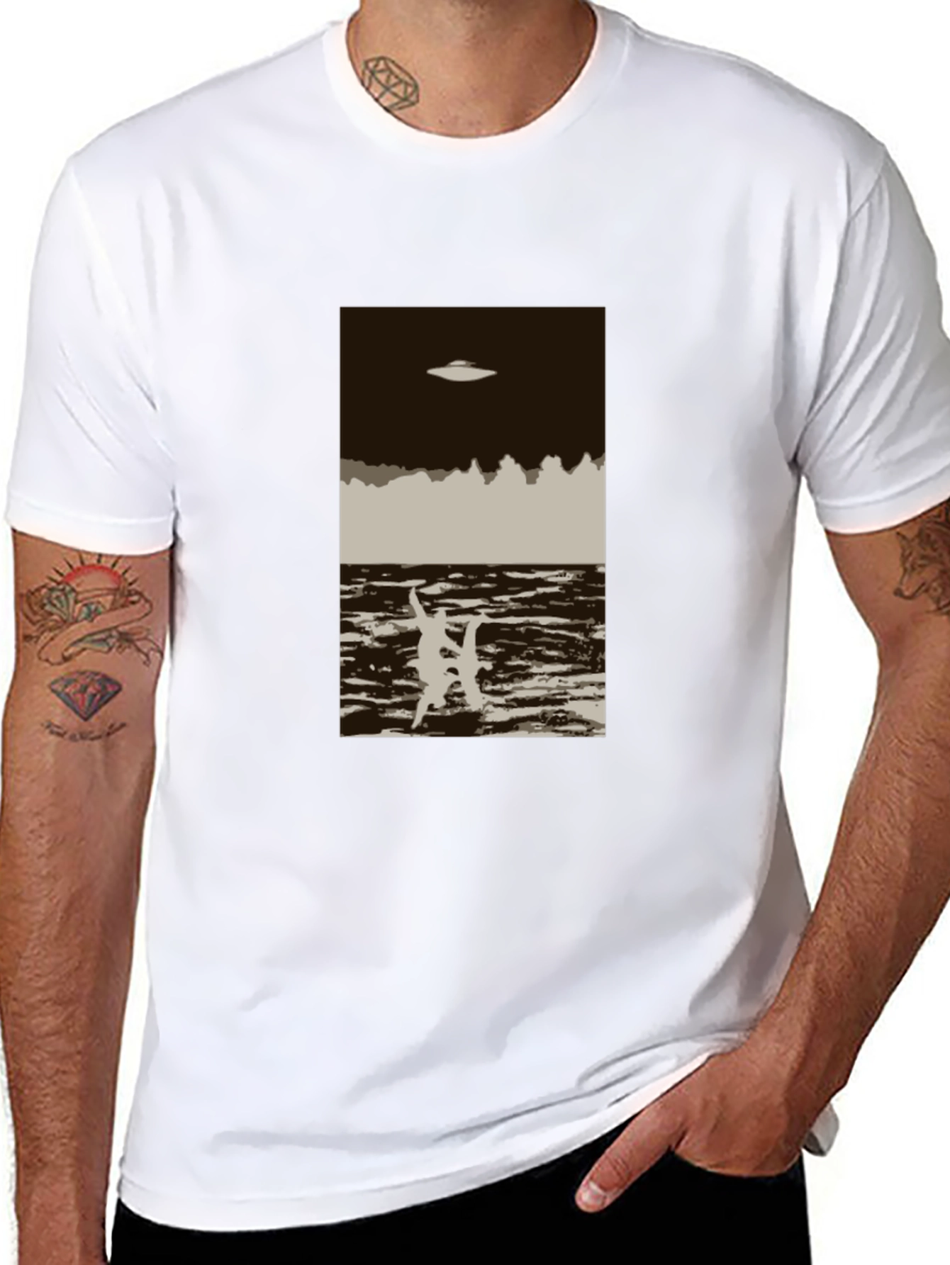 UFO Abduction T-Shirt: Retro Alien Graphic Tee
