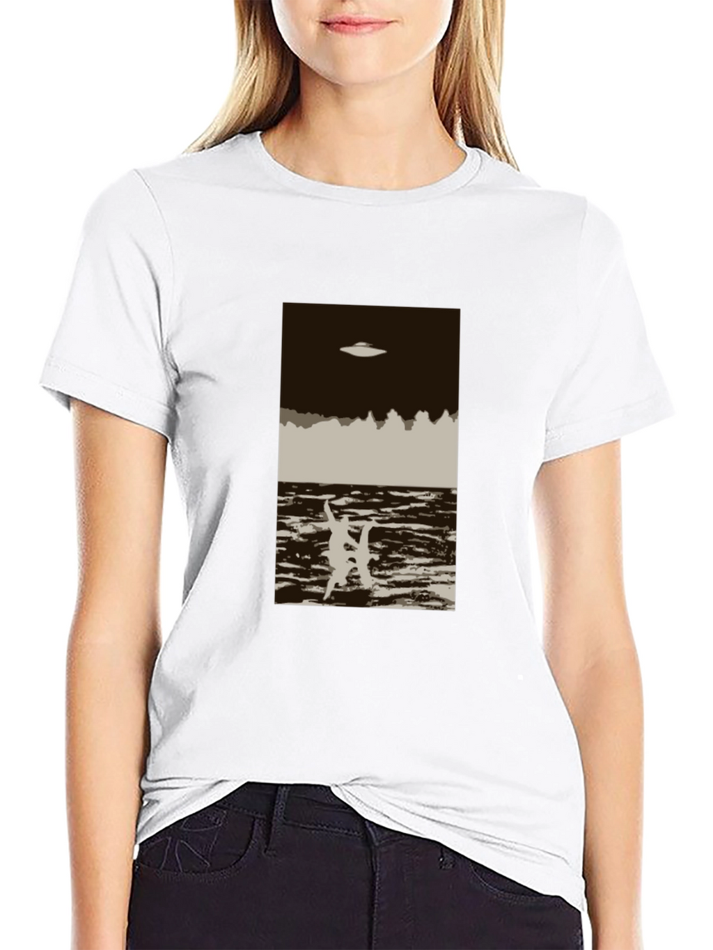 UFO Abduction T-Shirt: Retro Alien Graphic Tee