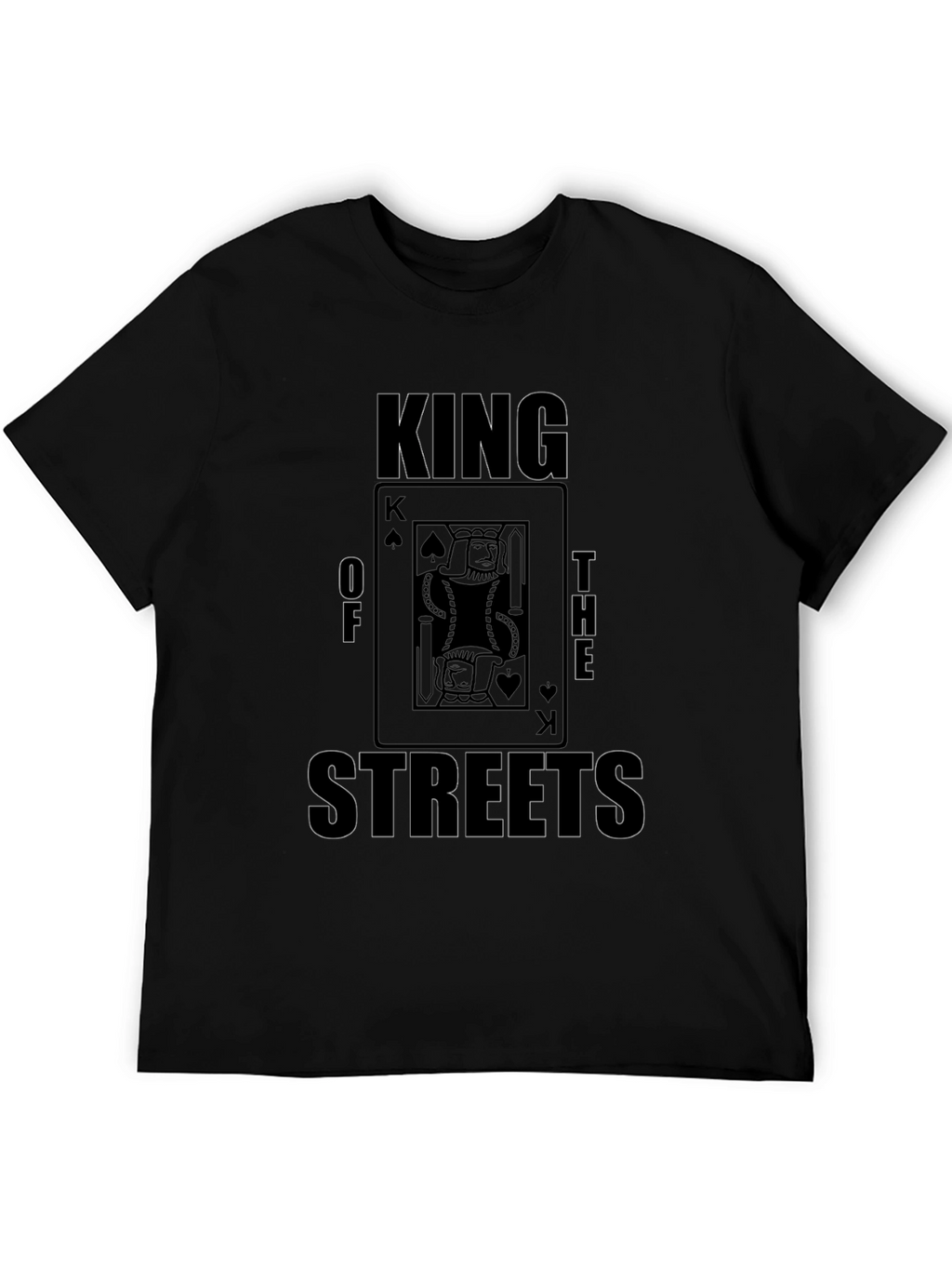 King of the Streets Black Graphic Tee