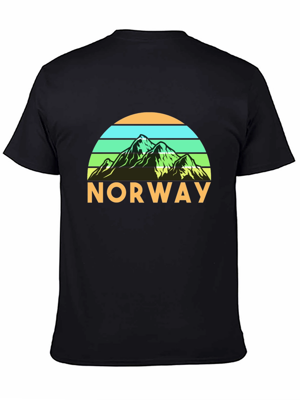 Norway Mountain Graphic T-Shirt
