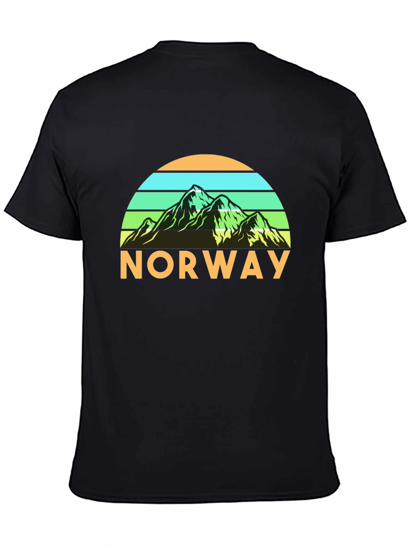 Norway Mountain Graphic T-Shirt