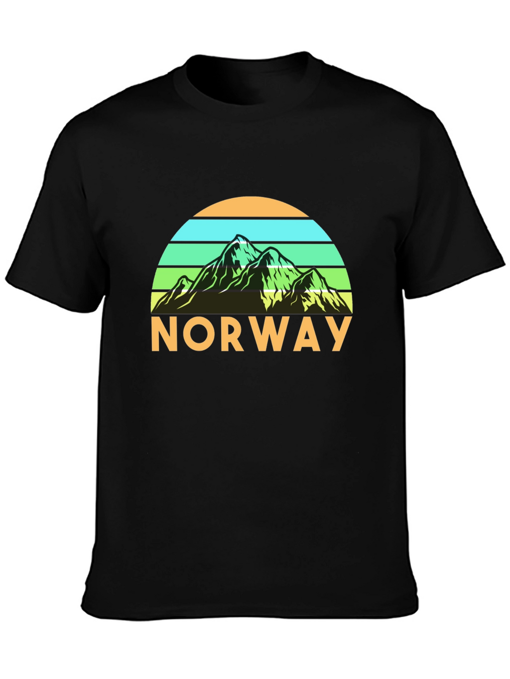 Norway Mountain Graphic T-Shirt