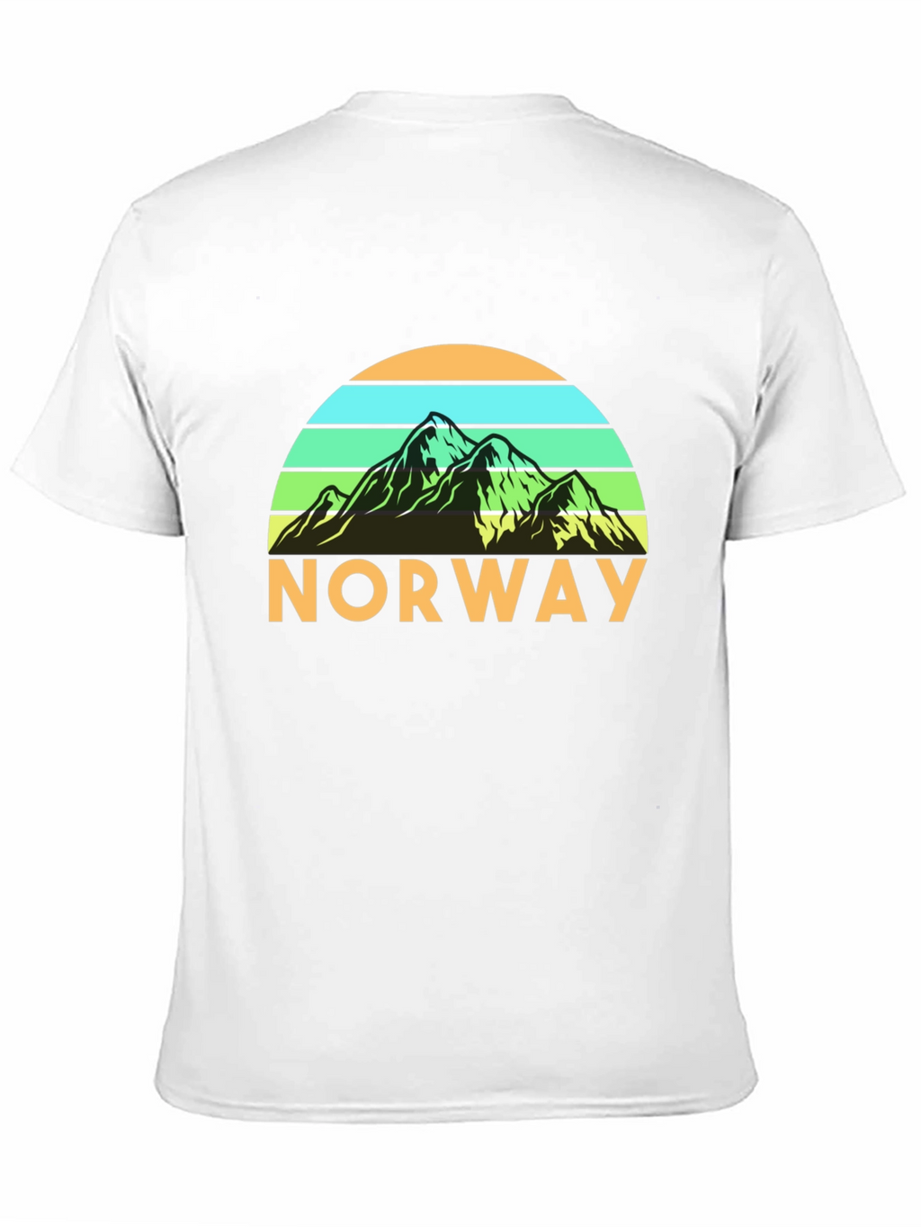 Norway Mountain Graphic T-Shirt