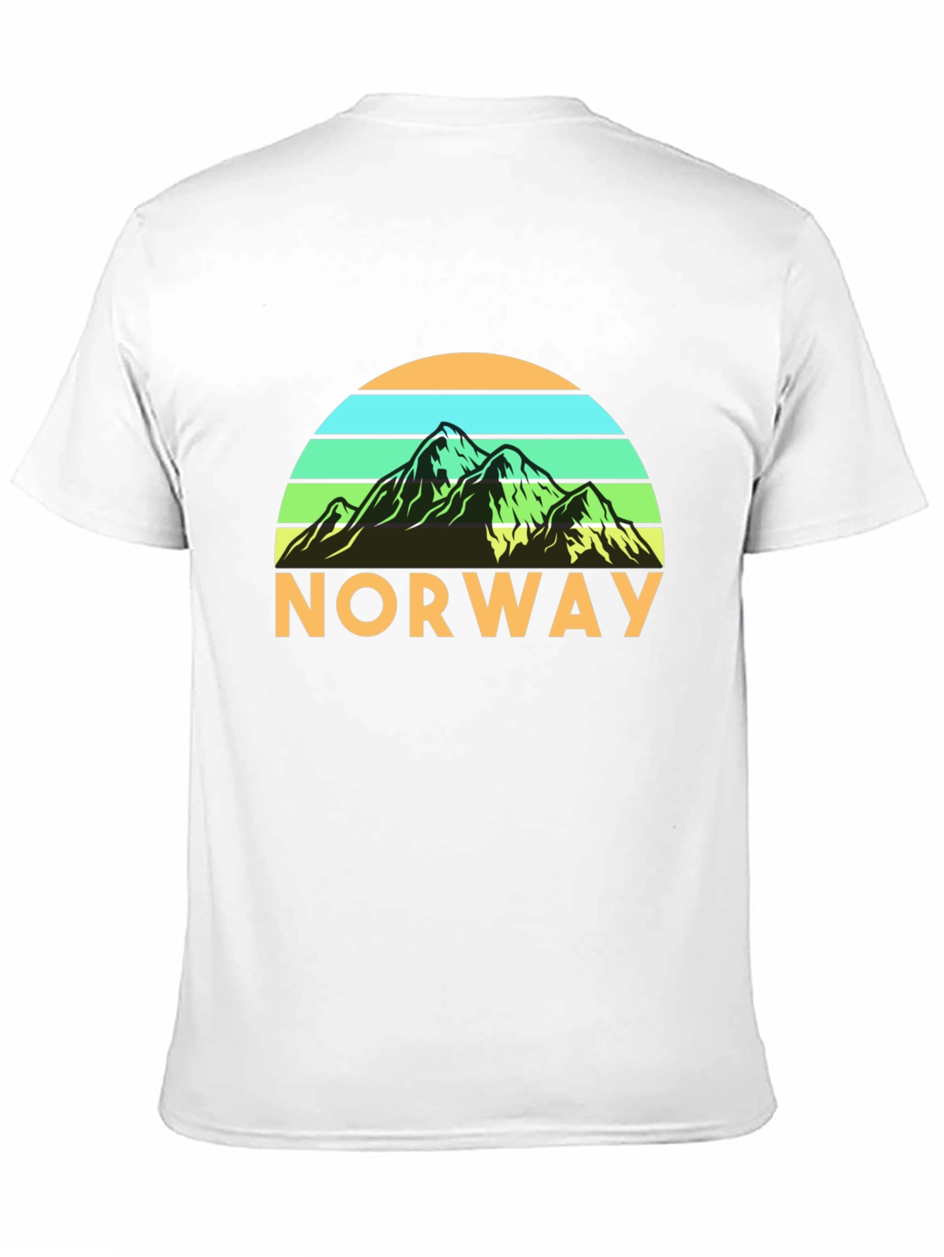 Norway Mountain Graphic T-Shirt
