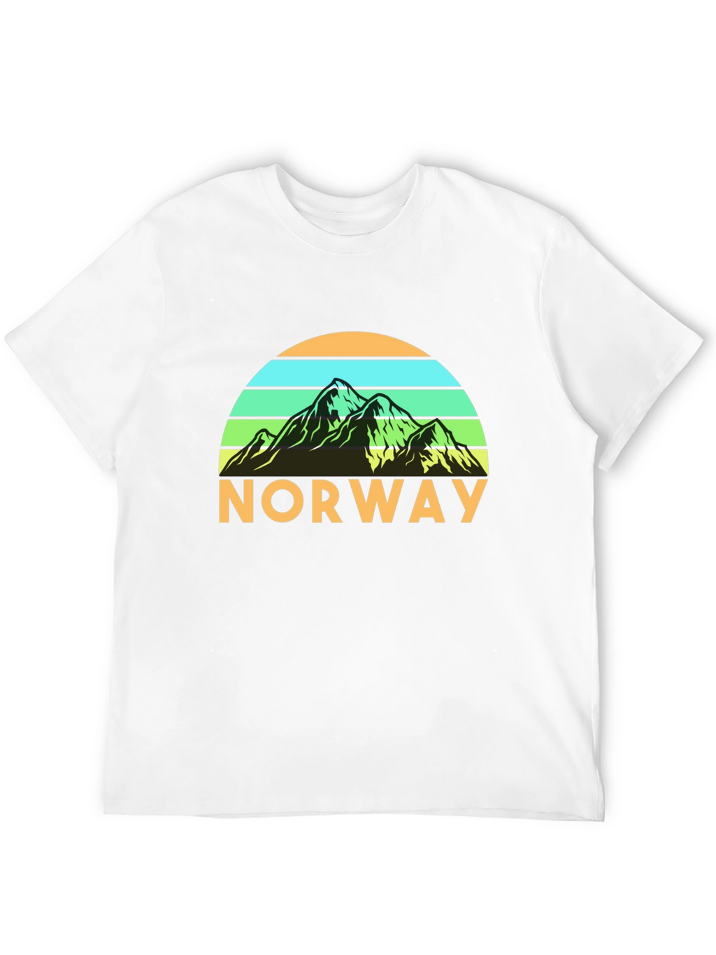 Norway Mountain Graphic T-Shirt