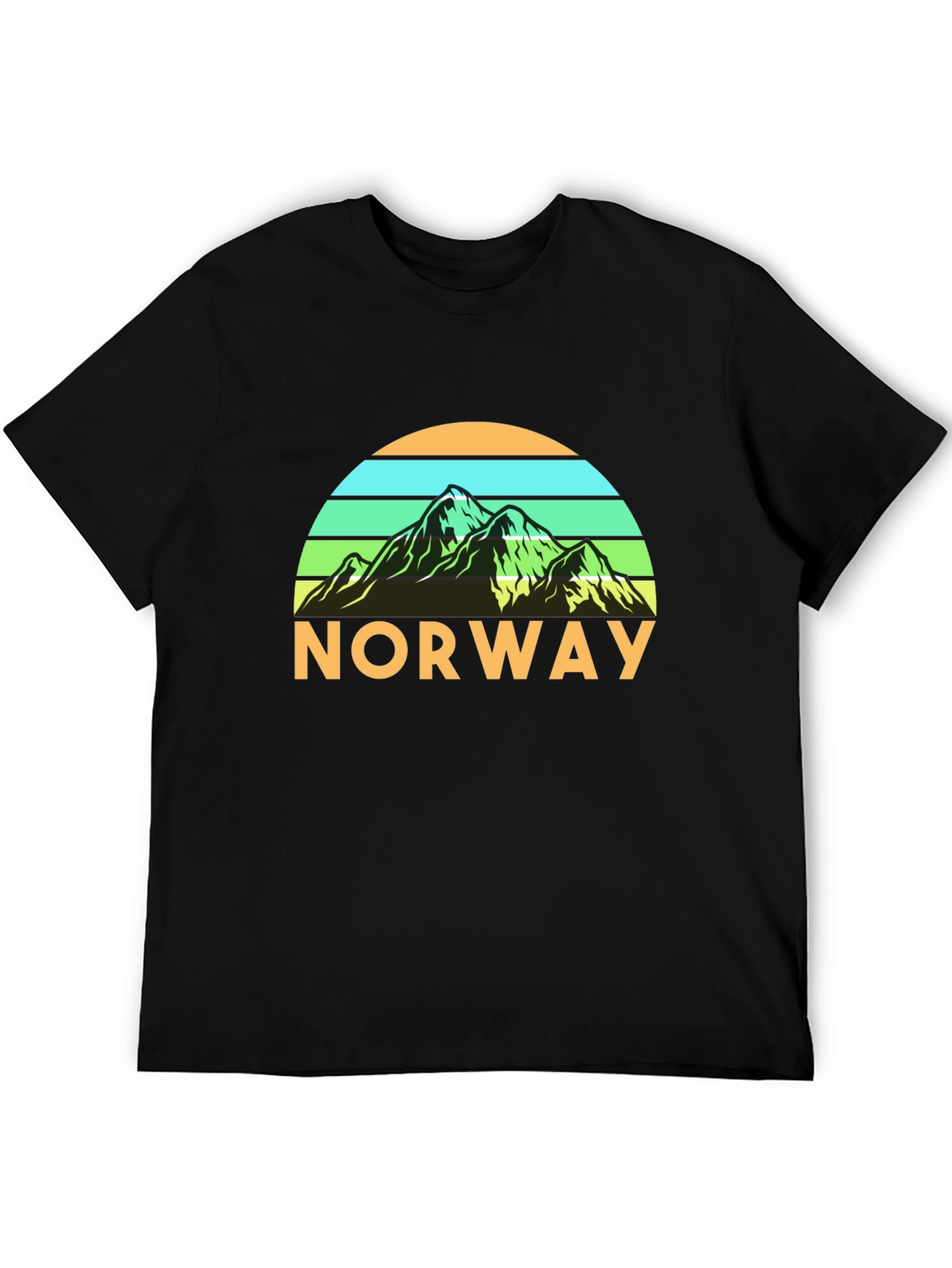 Norway Mountain Graphic T-Shirt