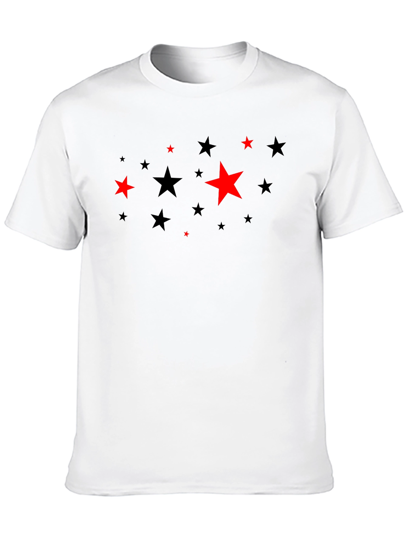 Starry Night Black Tee - Unique Graphic Print