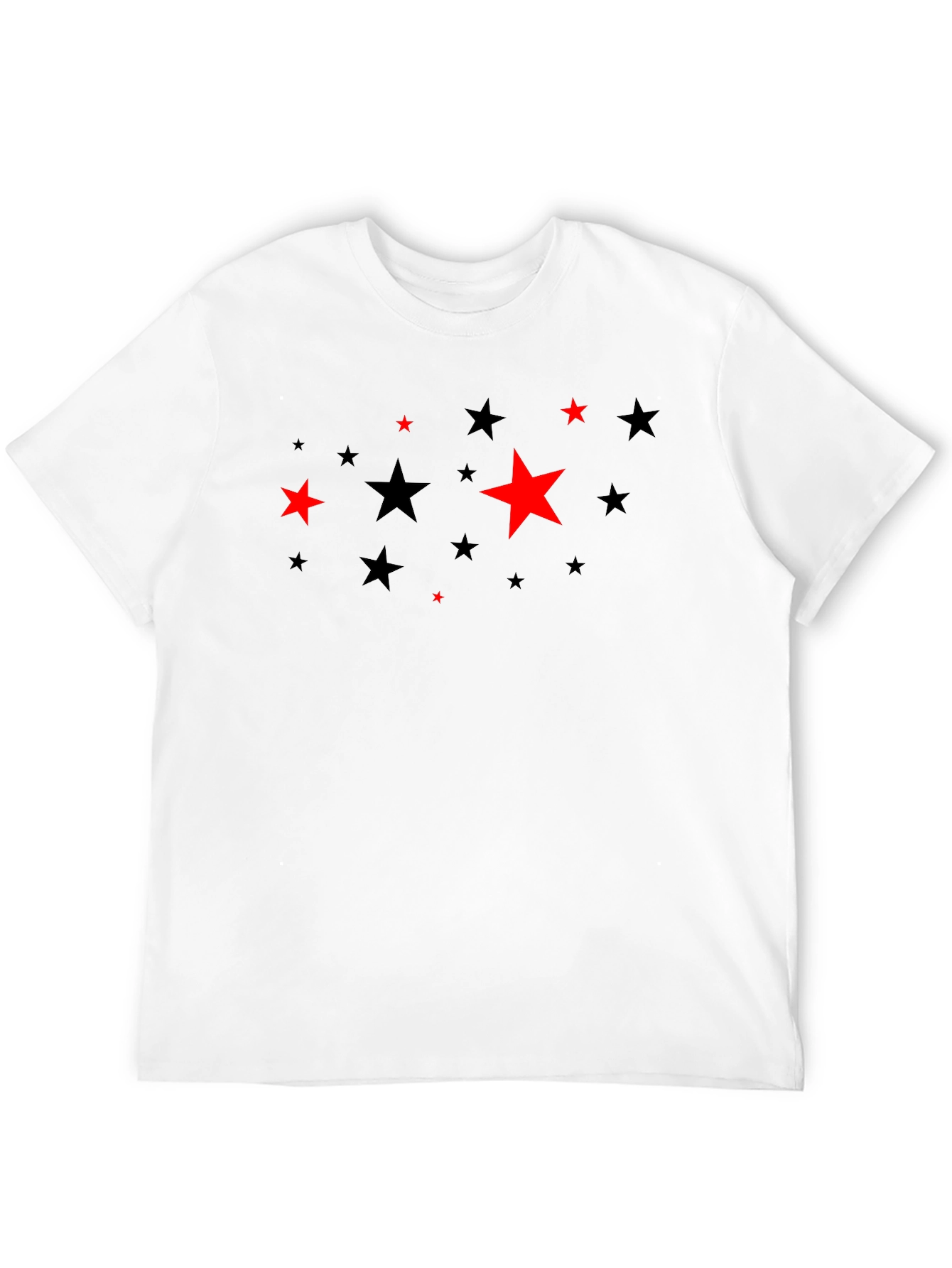 Starry Night Black Tee - Unique Graphic Print