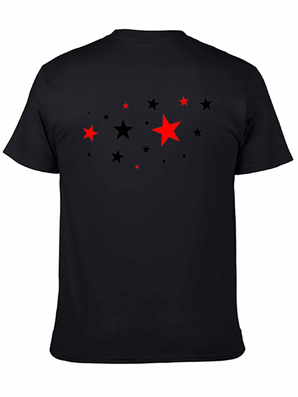 Starry Night Black Tee - Unique Graphic Print