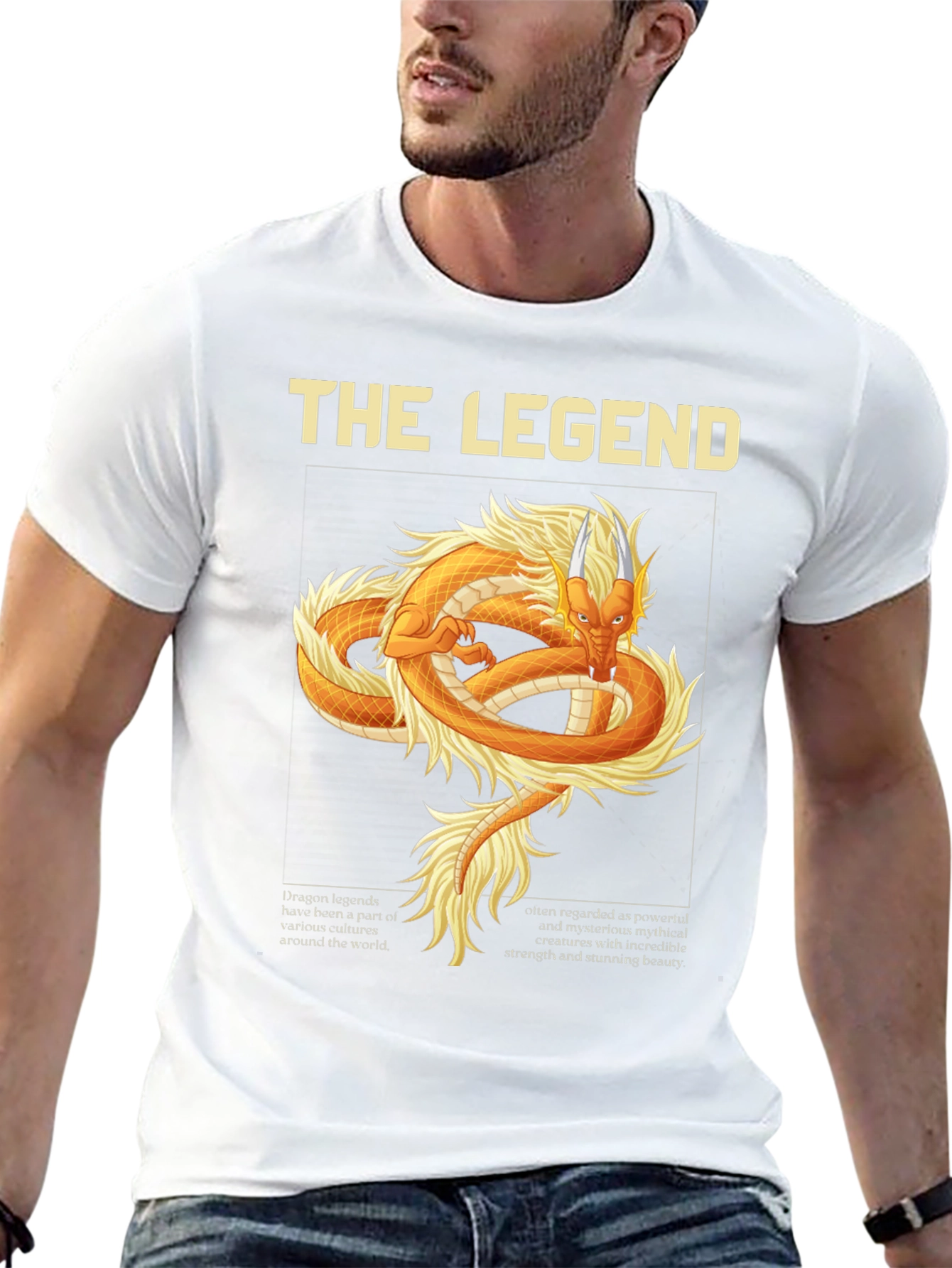 The Legend Dragon Graphic T-Shirt