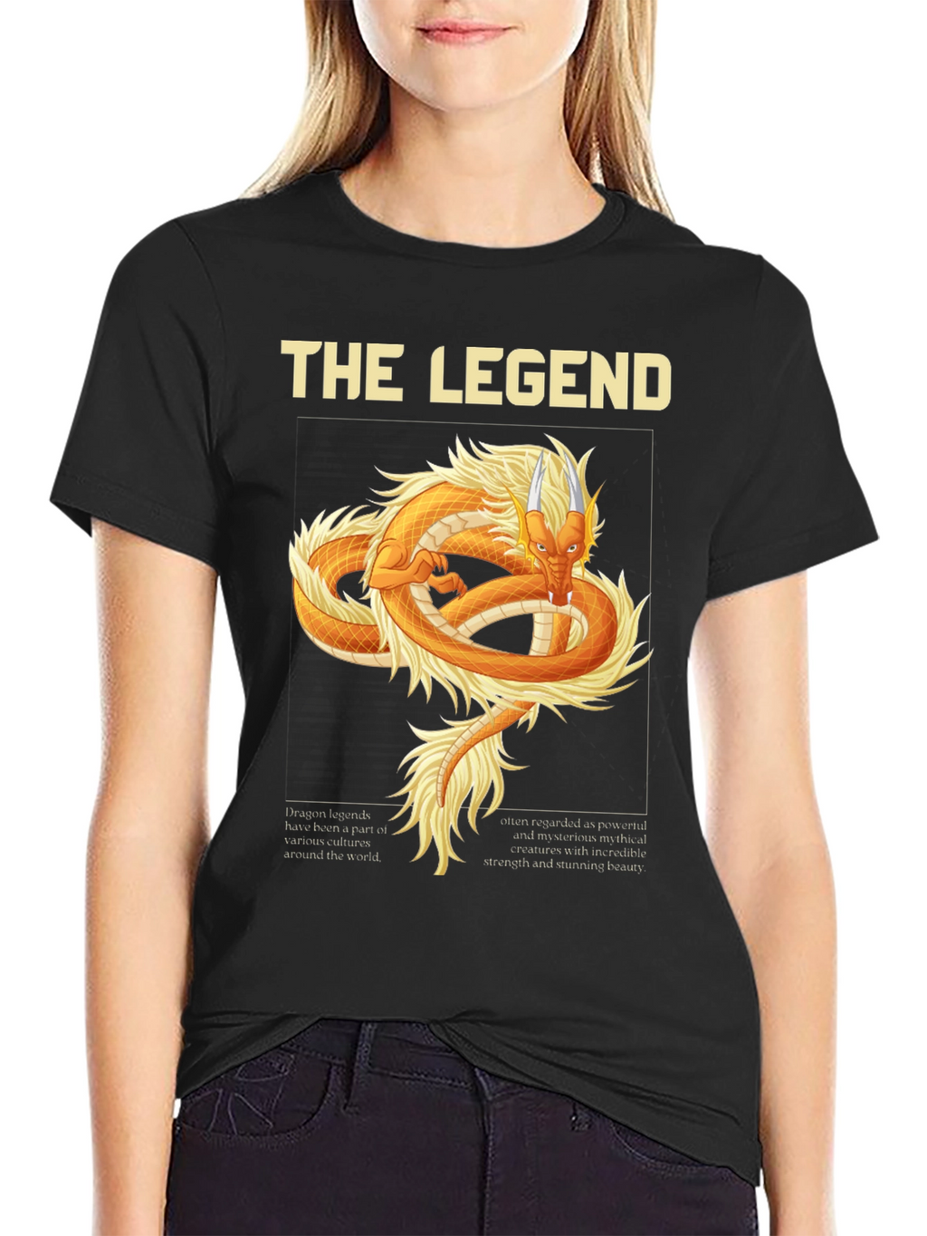 The Legend Dragon Graphic T-Shirt
