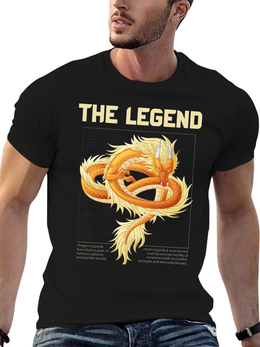 The Legend Dragon Graphic T-Shirt