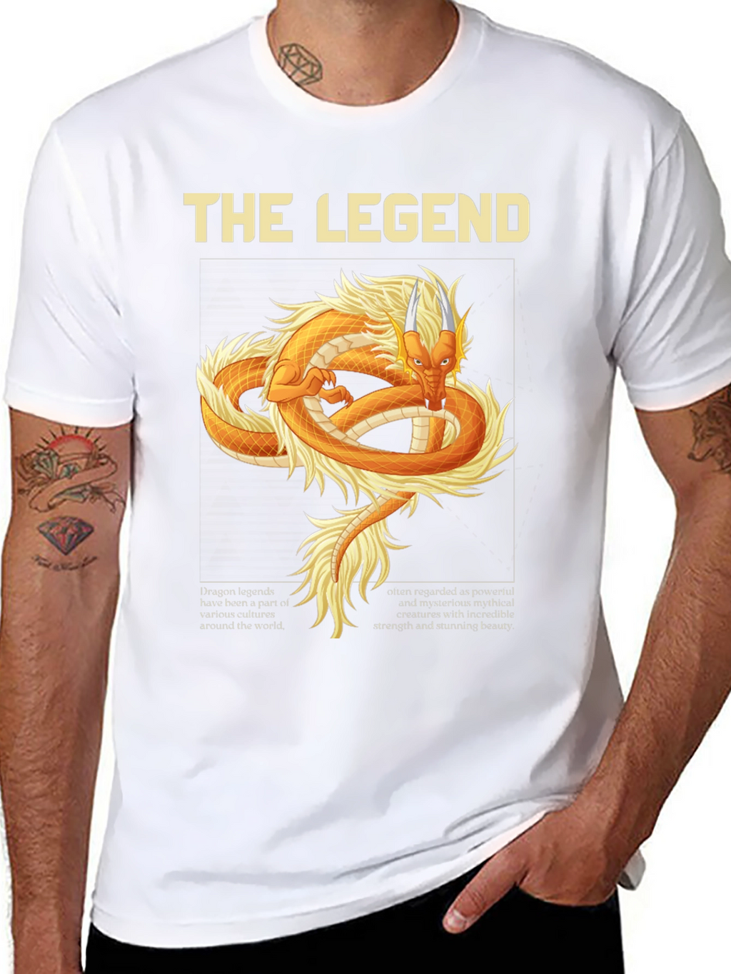 The Legend Dragon Graphic T-Shirt