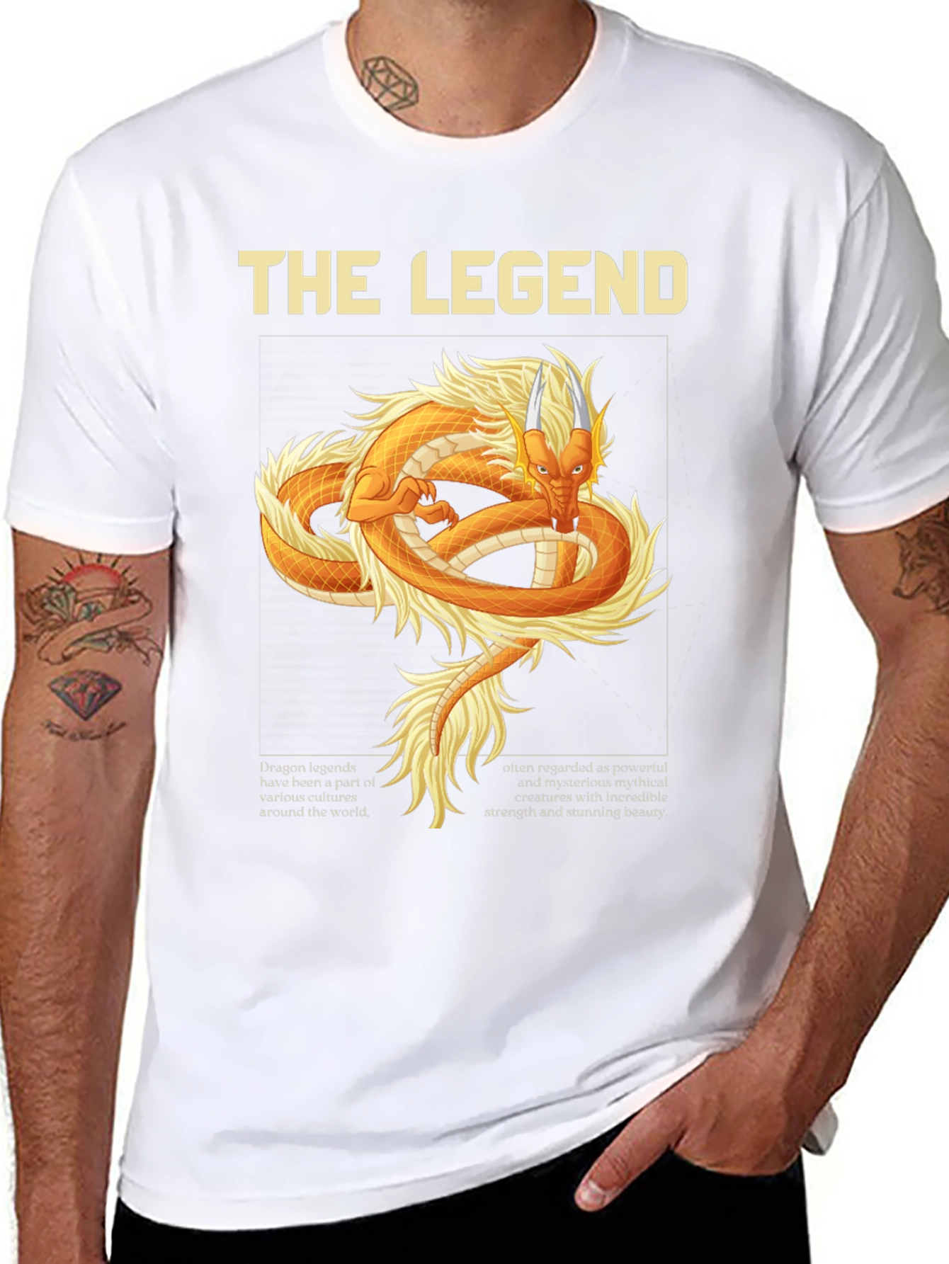 The Legend Dragon Graphic T-Shirt