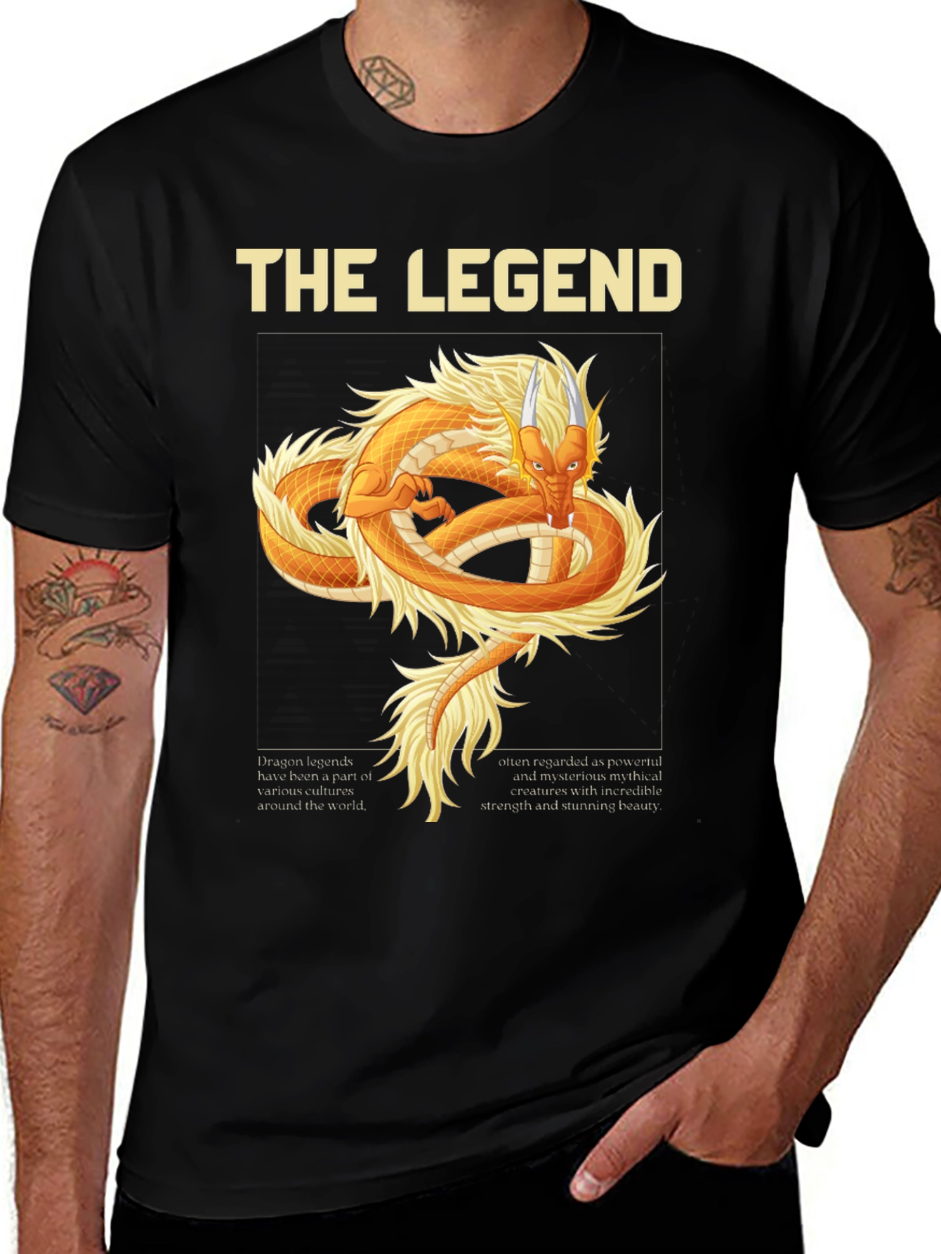 The Legend Dragon Graphic T-Shirt
