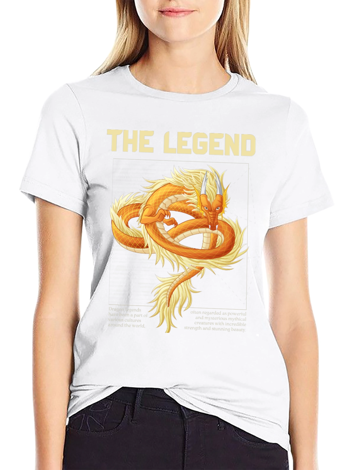 The Legend Dragon Graphic T-Shirt