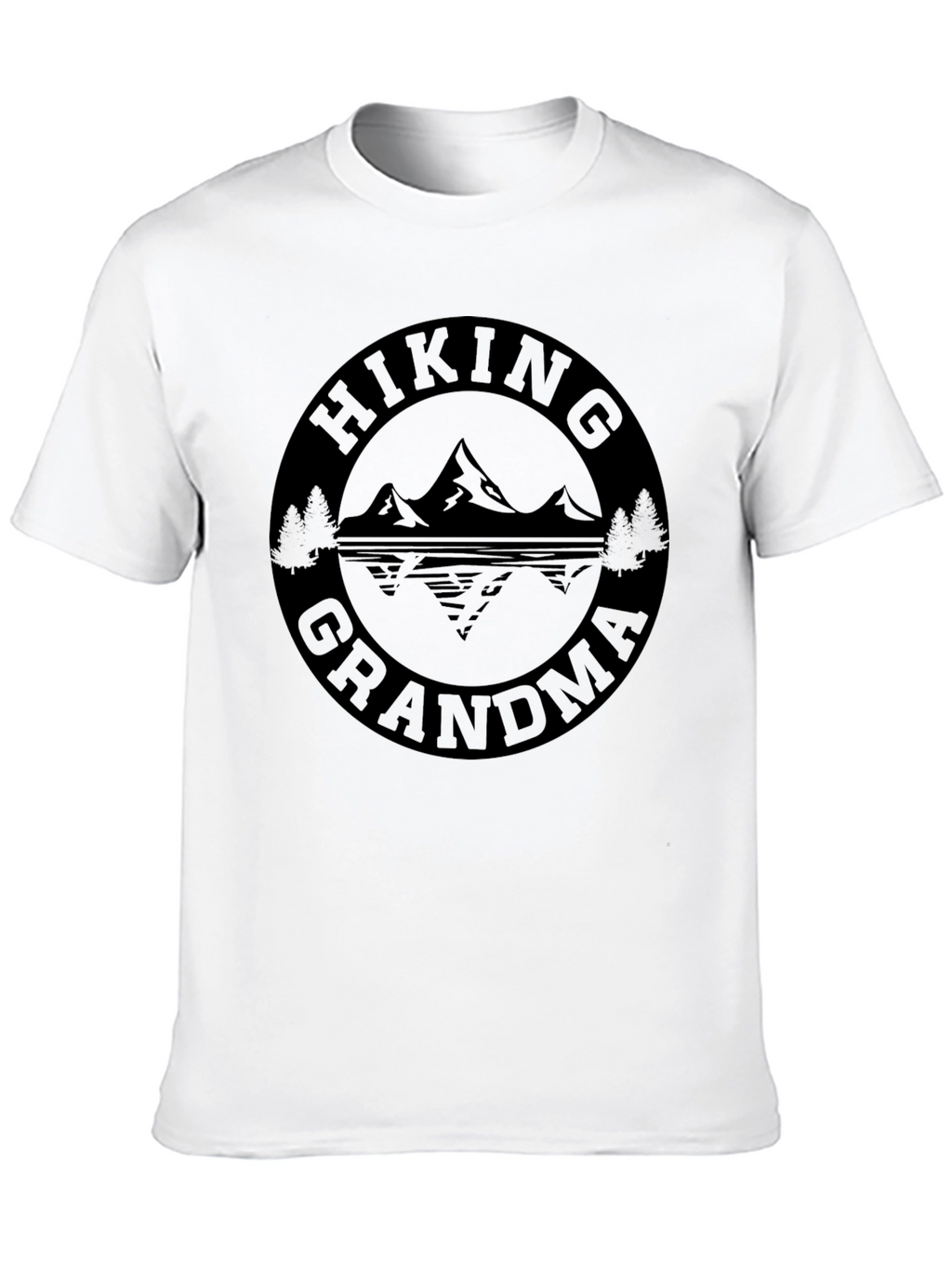 Hiking Grandma Black T-Shirt Adventure Apparel