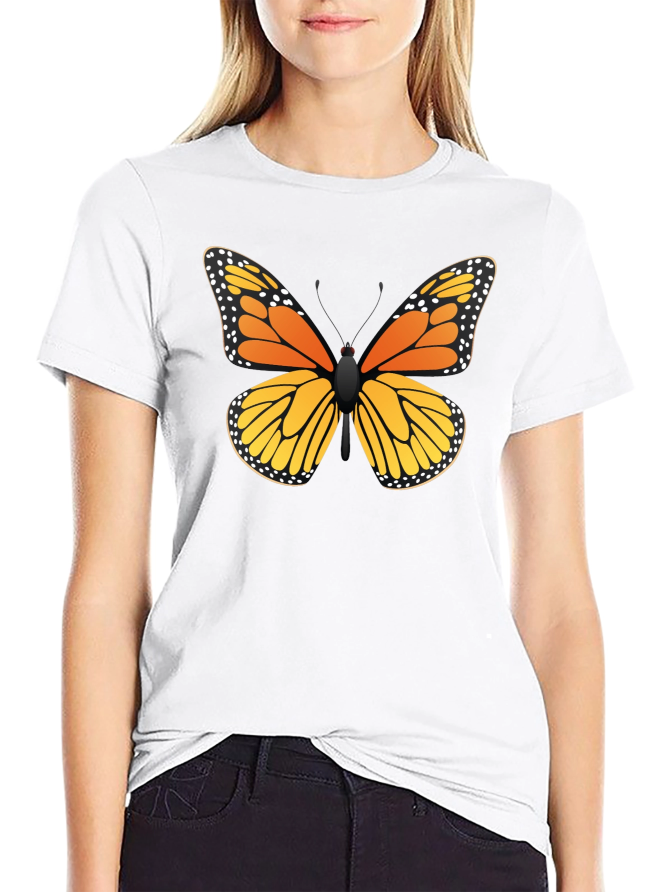 Butterfly Graphic T-Shirt - Stylish and Trendy