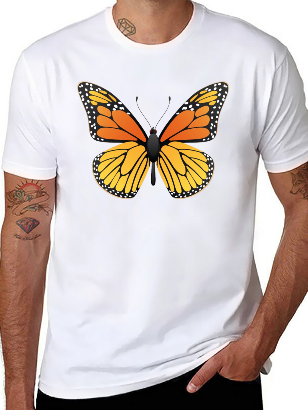 Butterfly Graphic T-Shirt - Stylish and Trendy