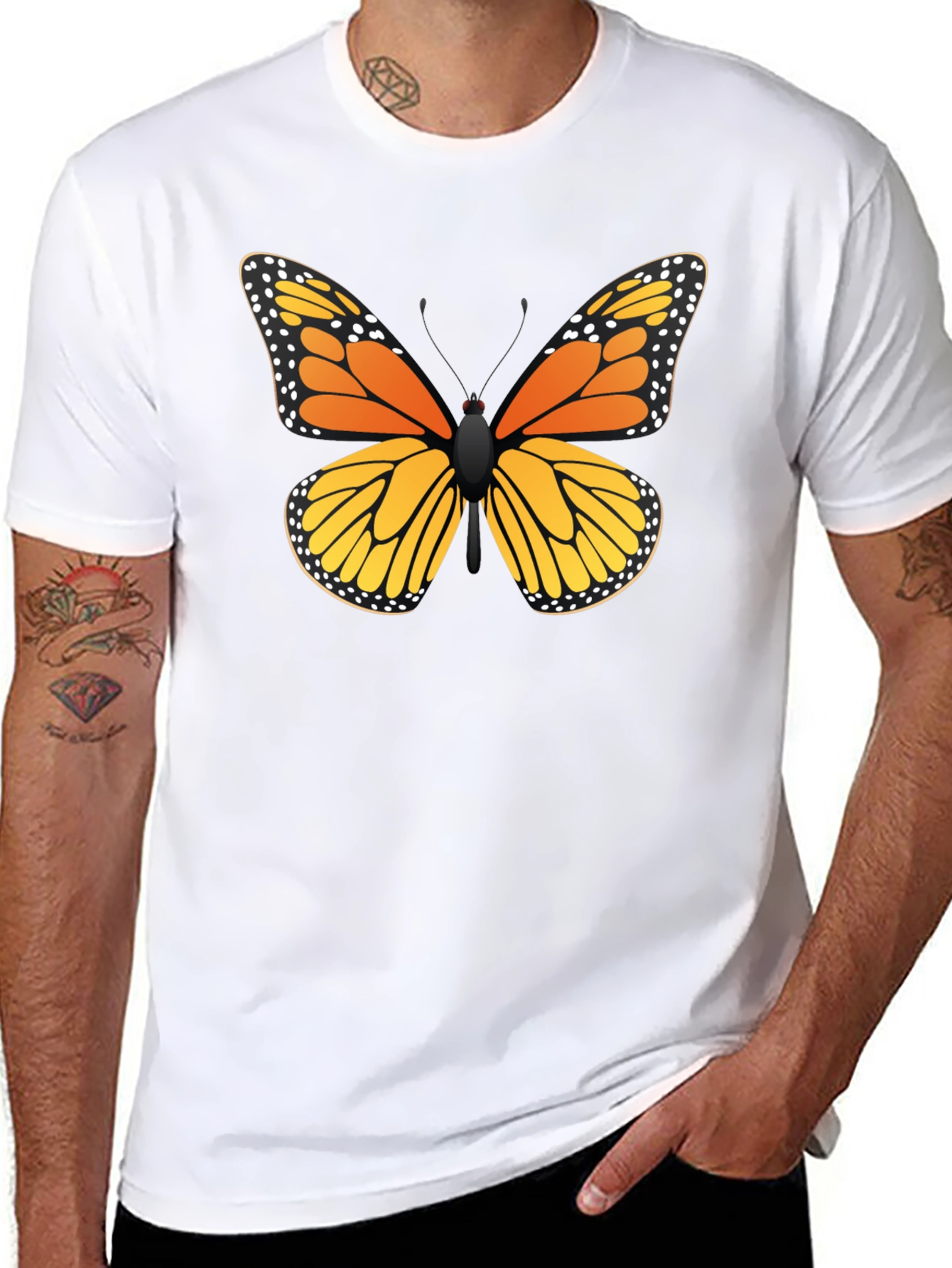 Butterfly Graphic T-Shirt - Stylish and Trendy