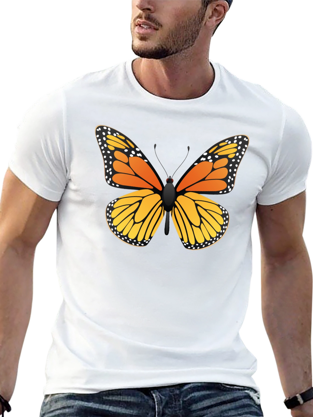 Butterfly Graphic T-Shirt - Stylish and Trendy