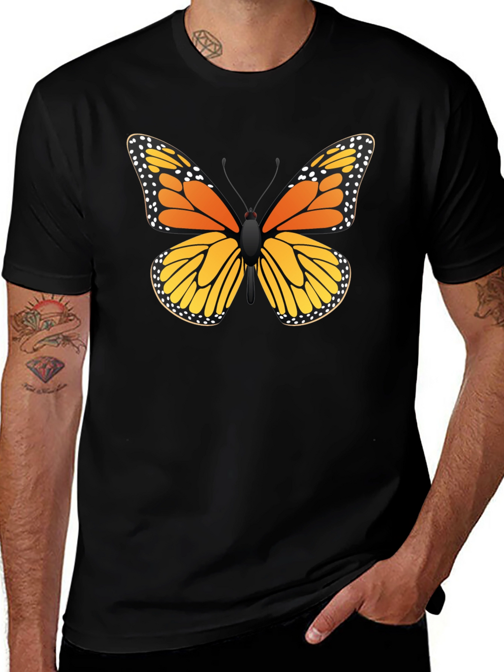 Butterfly Graphic T-Shirt - Stylish and Trendy
