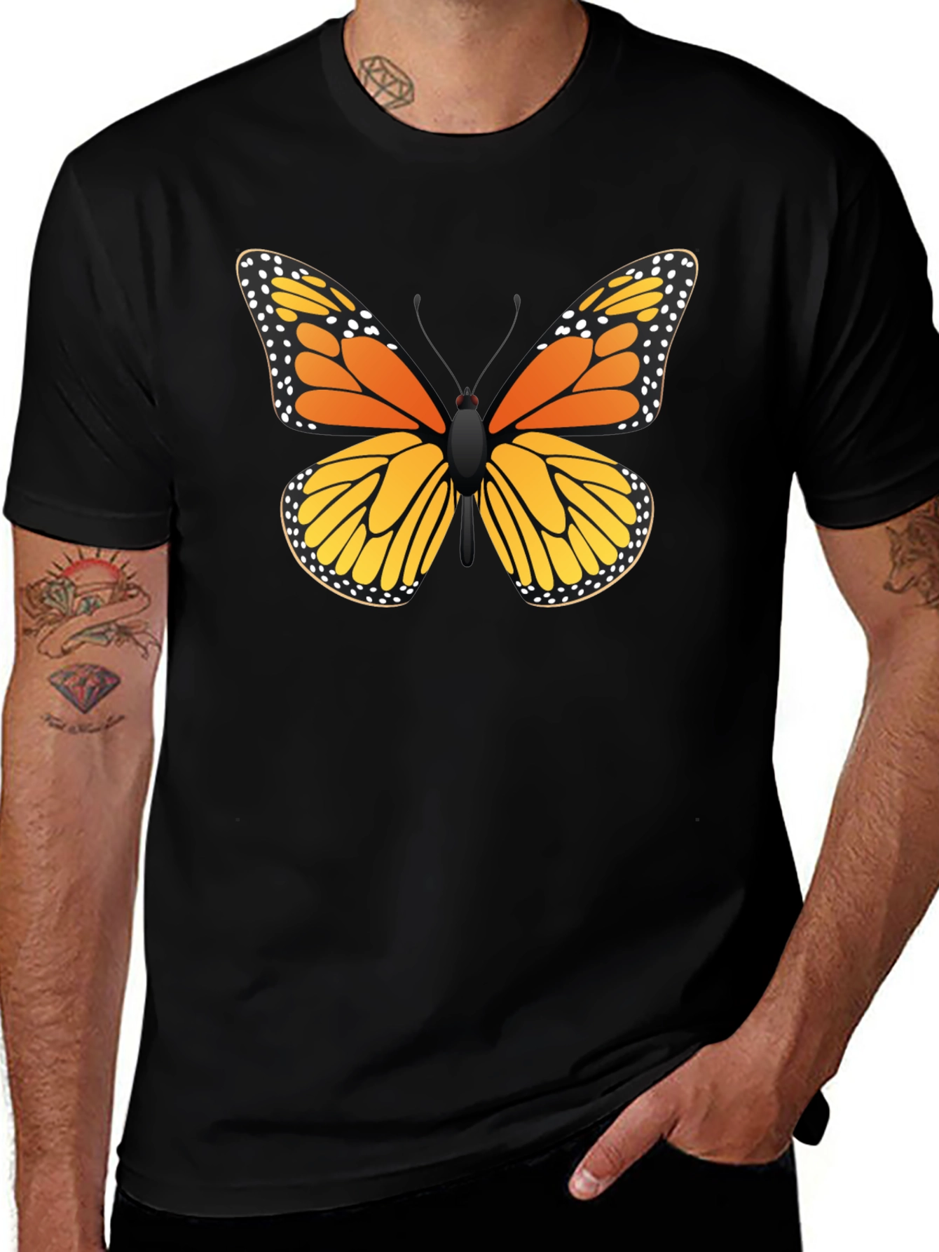 Butterfly Graphic T-Shirt - Stylish and Trendy