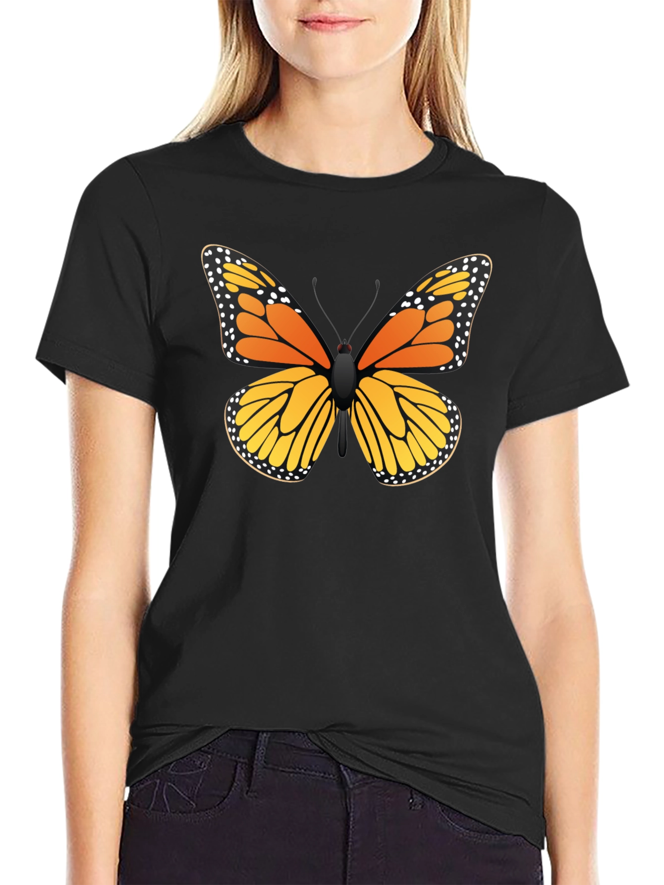 Butterfly Graphic T-Shirt - Stylish and Trendy