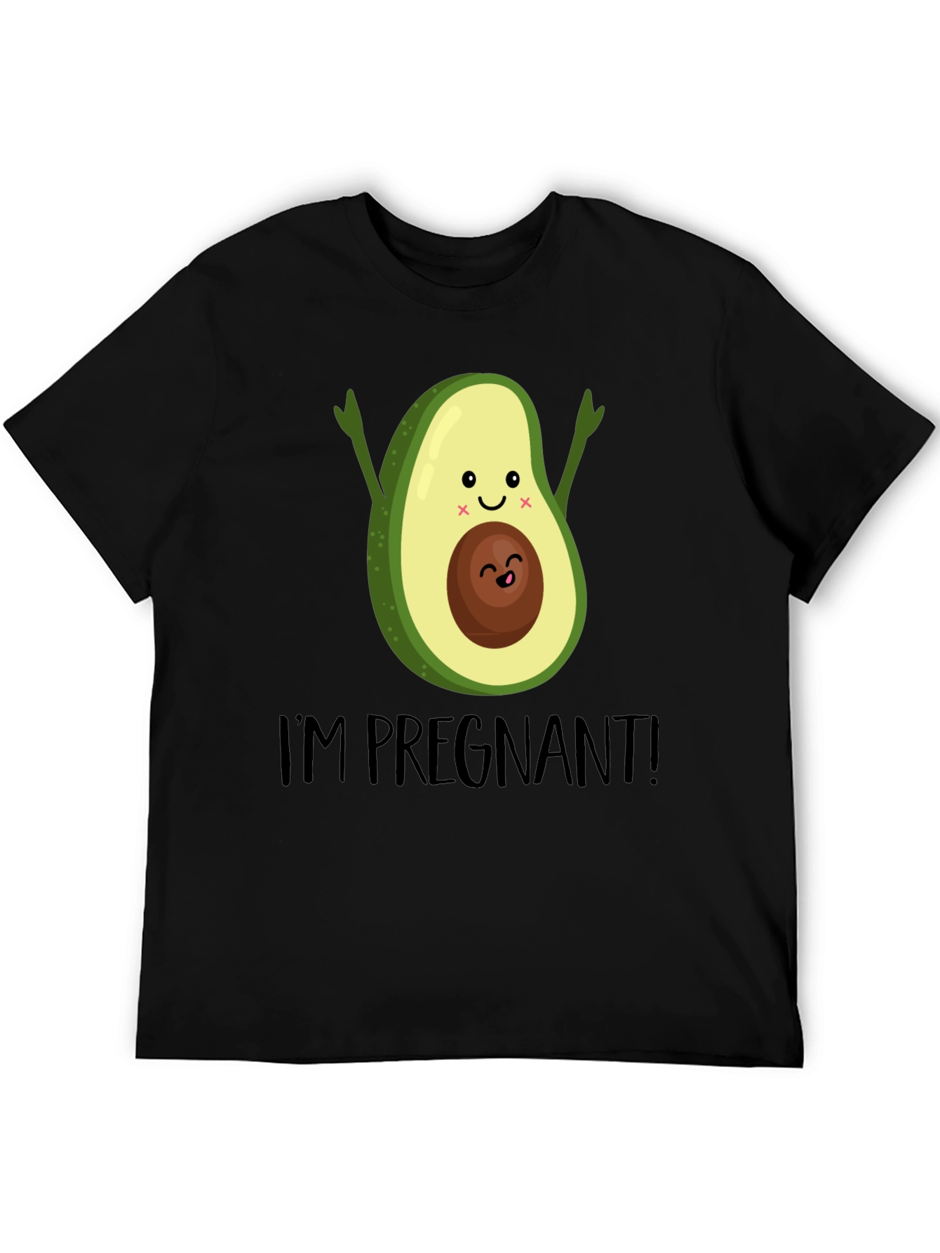 Pregnant Avocado Graphic Tee - Cute Maternity Shirt