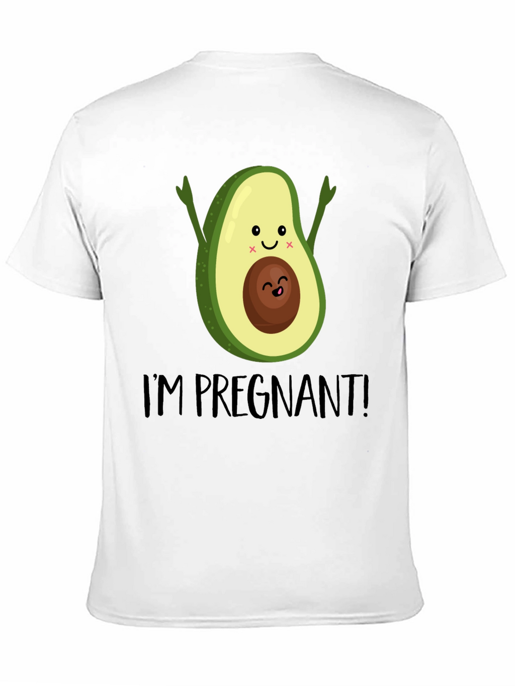 Pregnant Avocado Graphic Tee - Cute Maternity Shirt