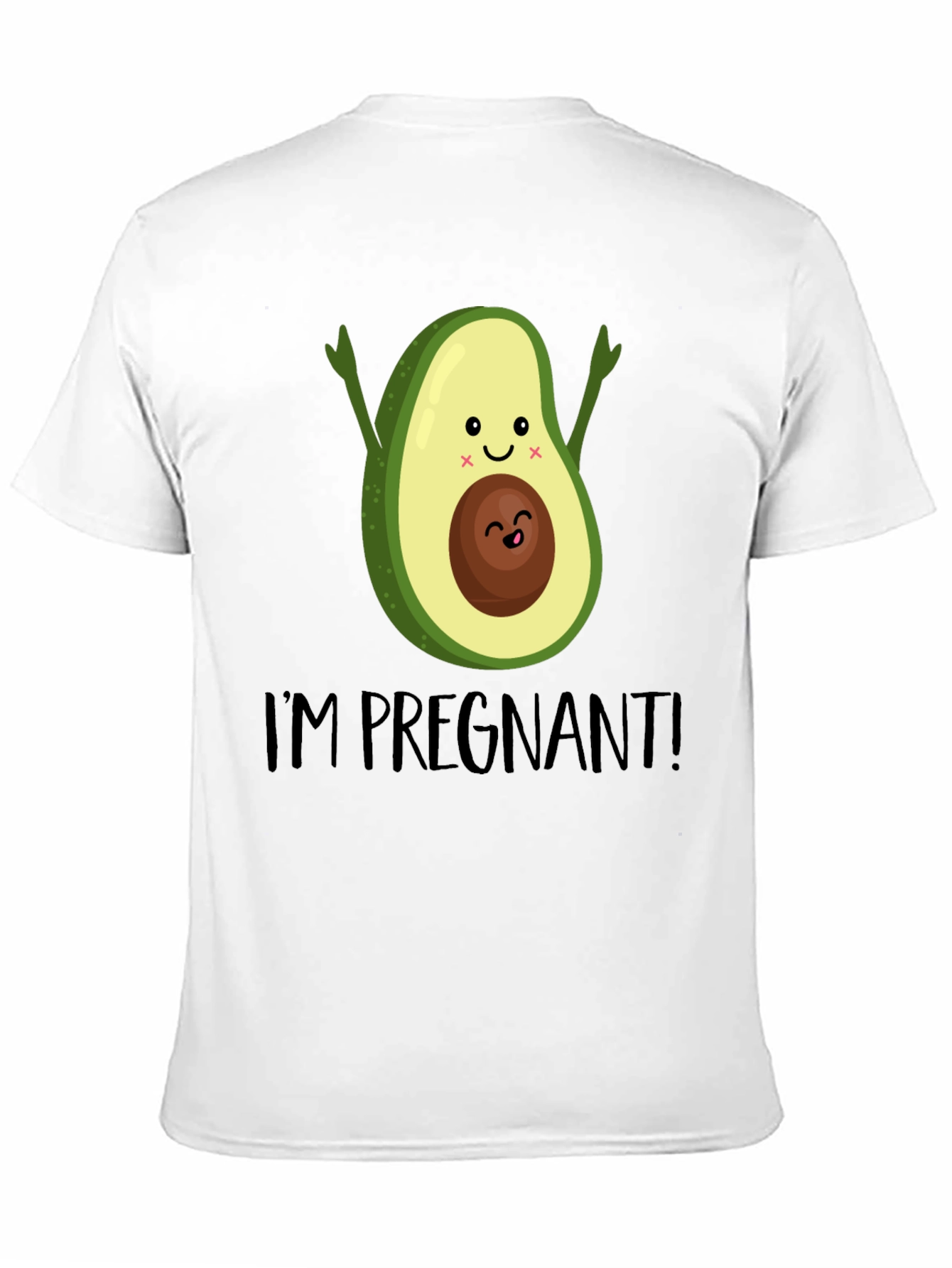 Pregnant Avocado Graphic Tee - Cute Maternity Shirt