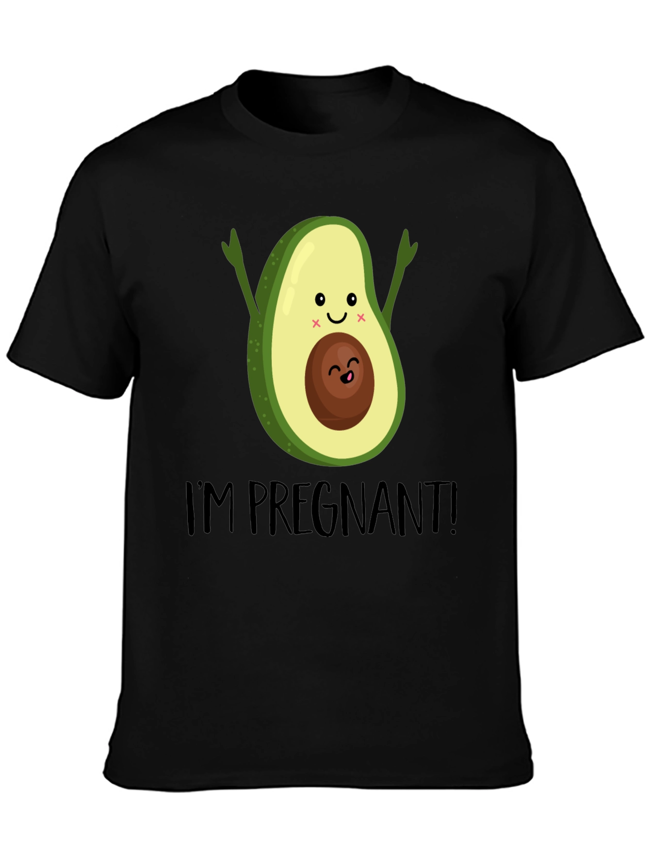 Pregnant Avocado Graphic Tee - Cute Maternity Shirt