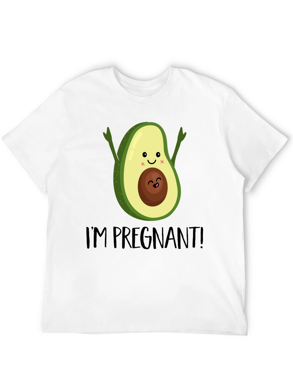 Pregnant Avocado Graphic Tee - Cute Maternity Shirt