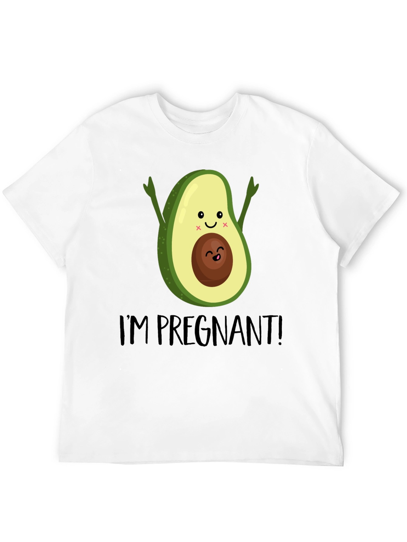 Pregnant Avocado Graphic Tee - Cute Maternity Shirt