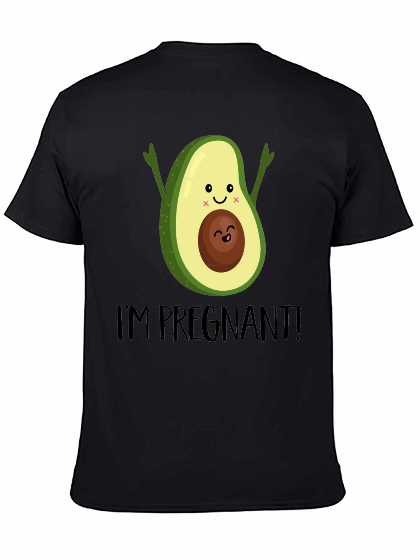 Pregnant Avocado Graphic Tee - Cute Maternity Shirt