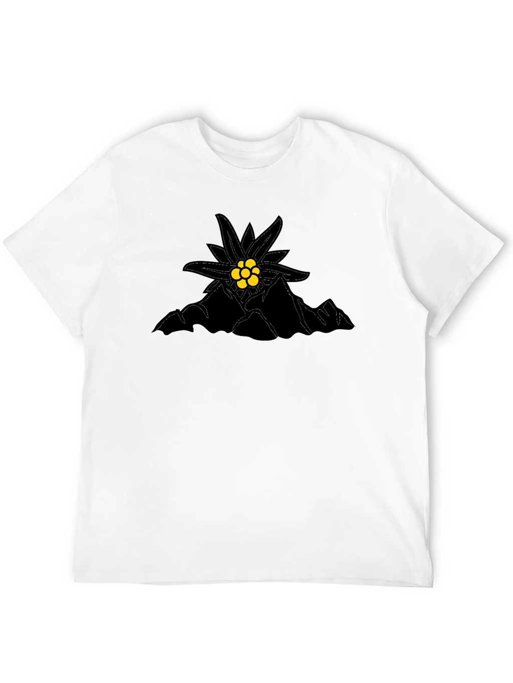 Edelweiss Mountain Black T-Shirt