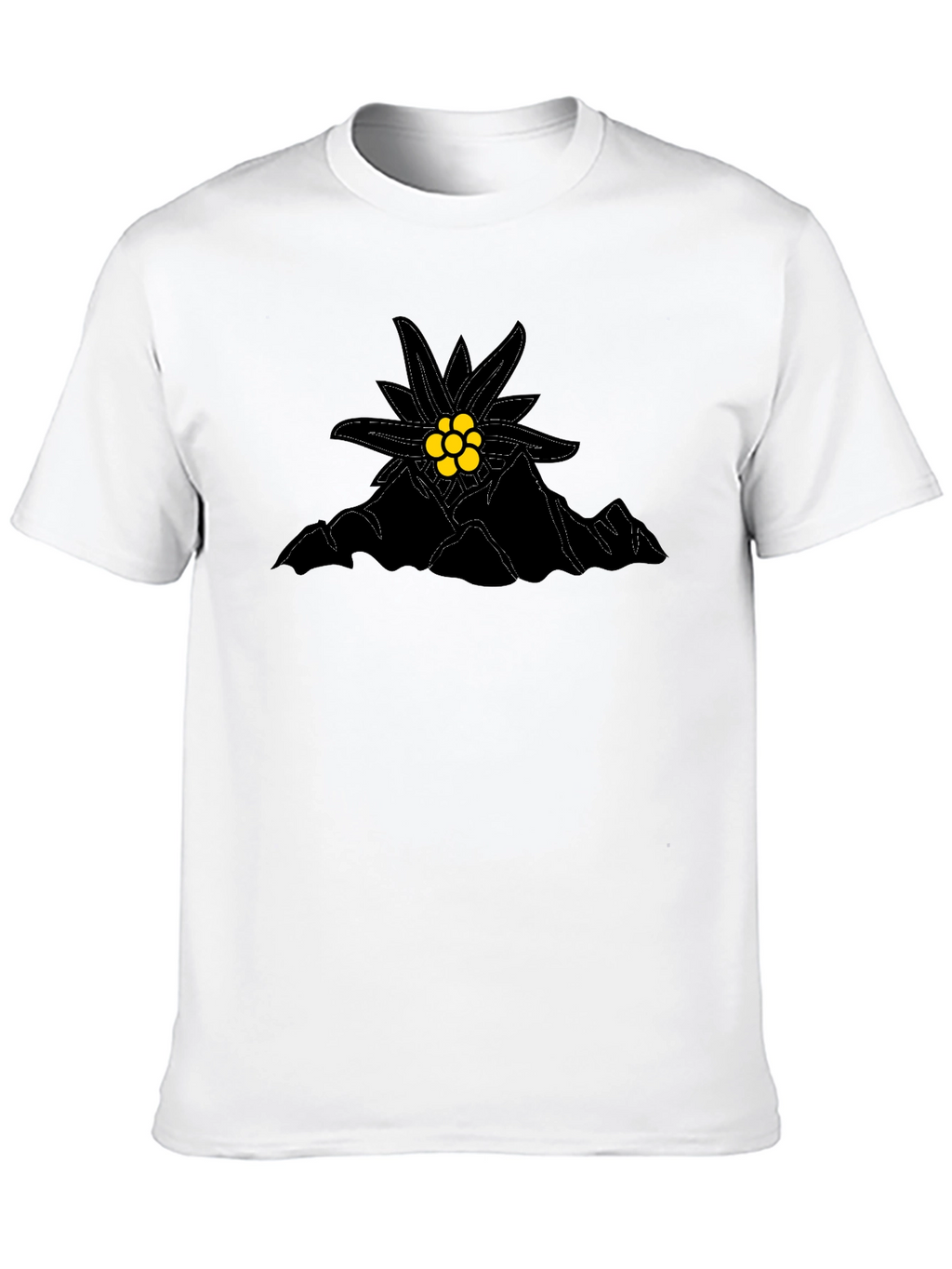 Edelweiss Mountain Black T-Shirt