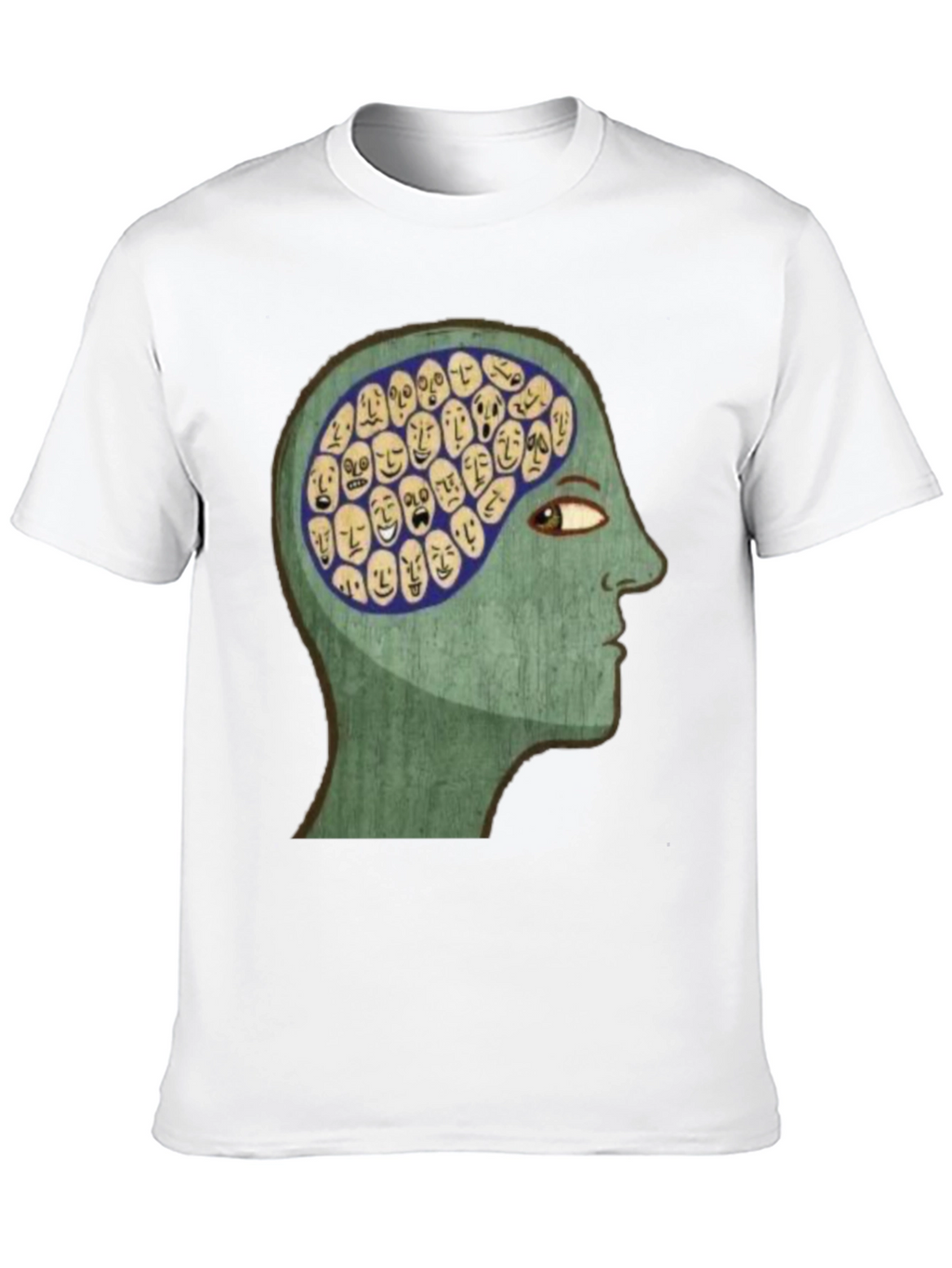 Thinking Faces Graphic T-Shirt