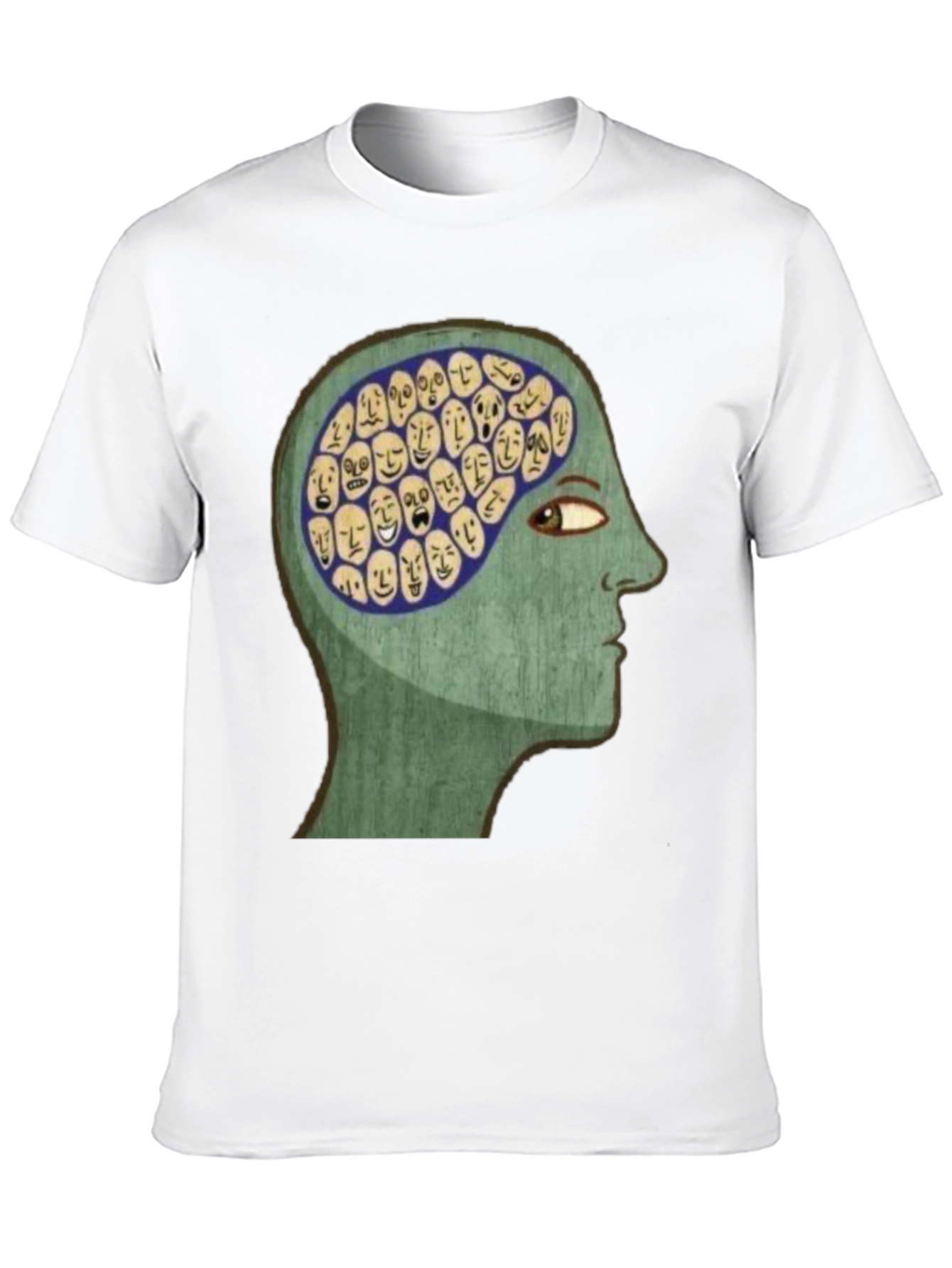 Thinking Faces Graphic T-Shirt